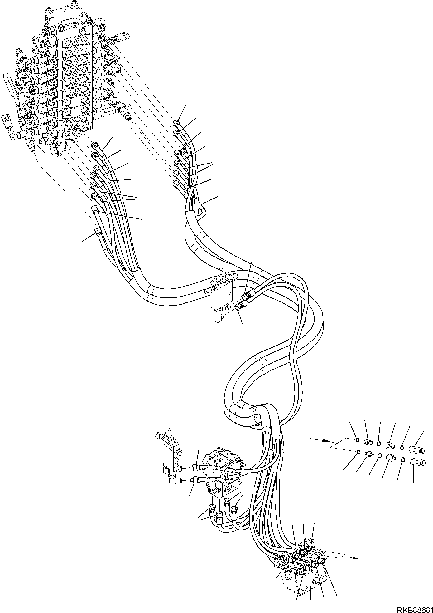 HOSE, ASSEMBLY 227-62-R1771 KOMATSU