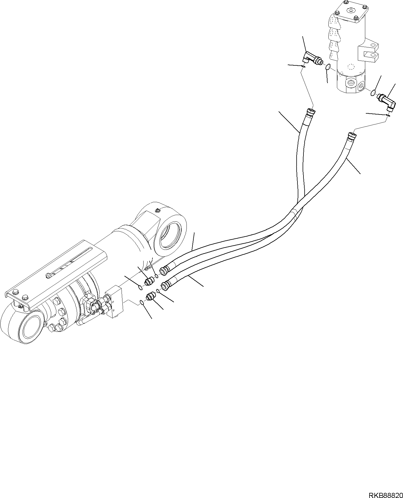 Шланг 02777-20411 KOMATSU