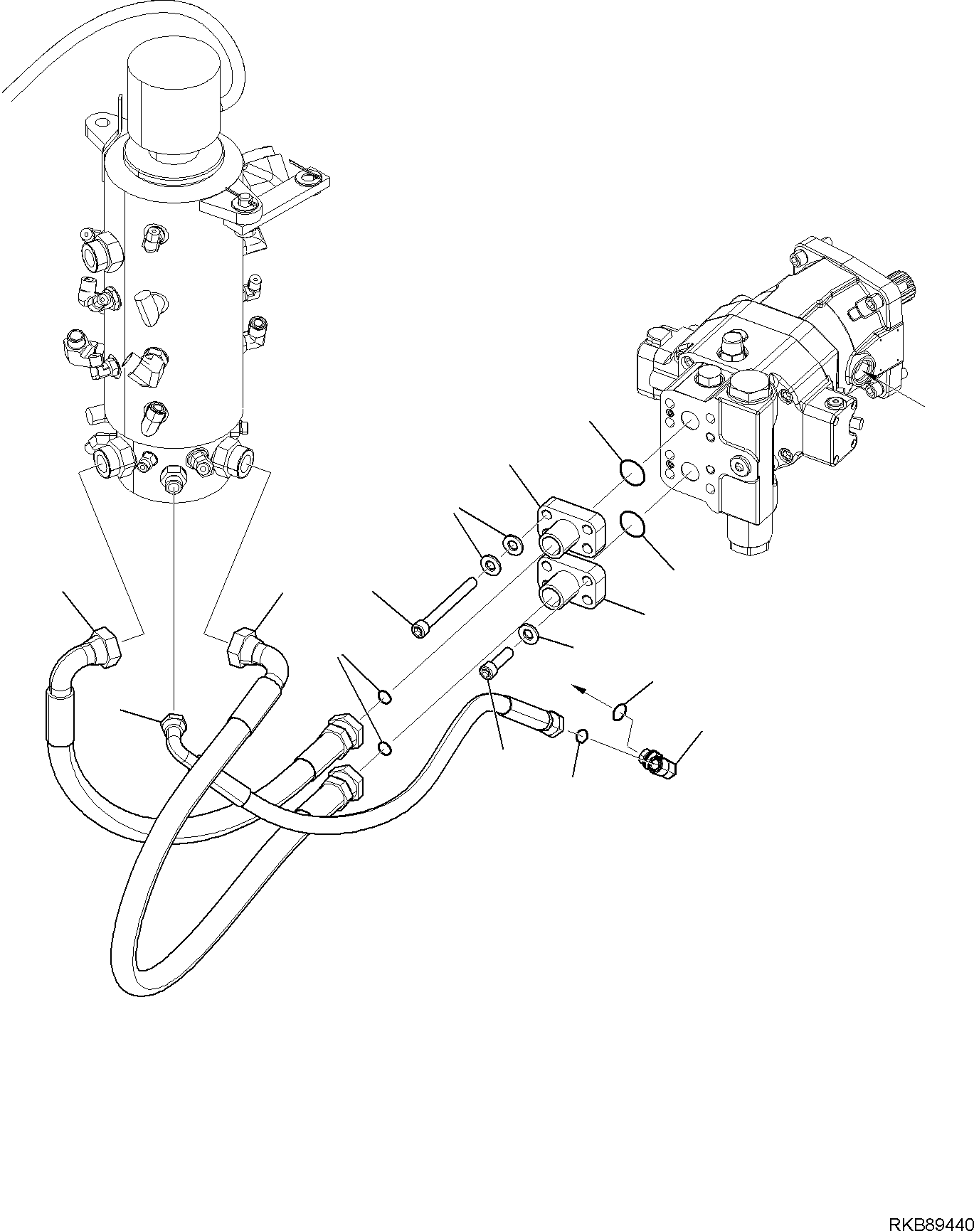 Шланг 227-62-21170 KOMATSU
