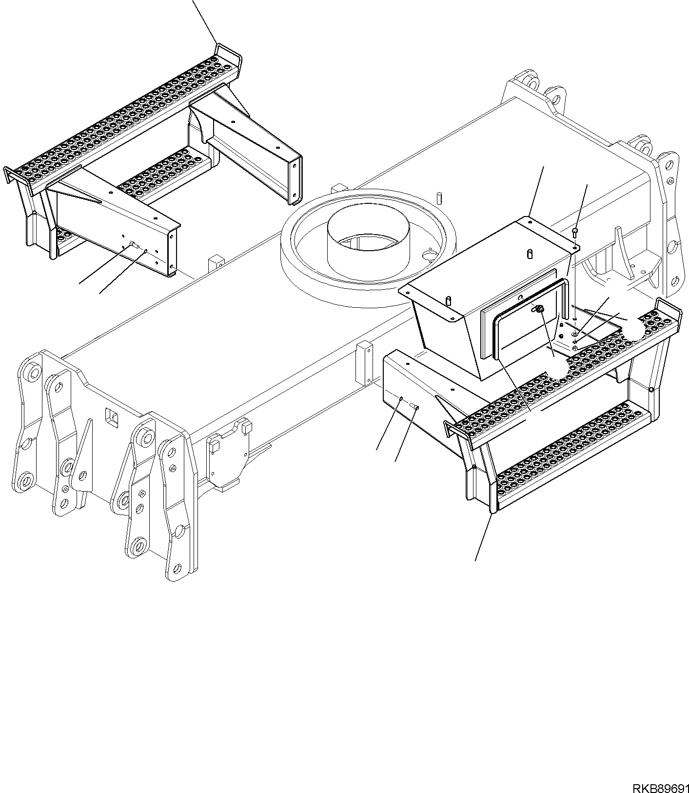STEP, ASSEMBLY 227-47-21191 KOMATSU