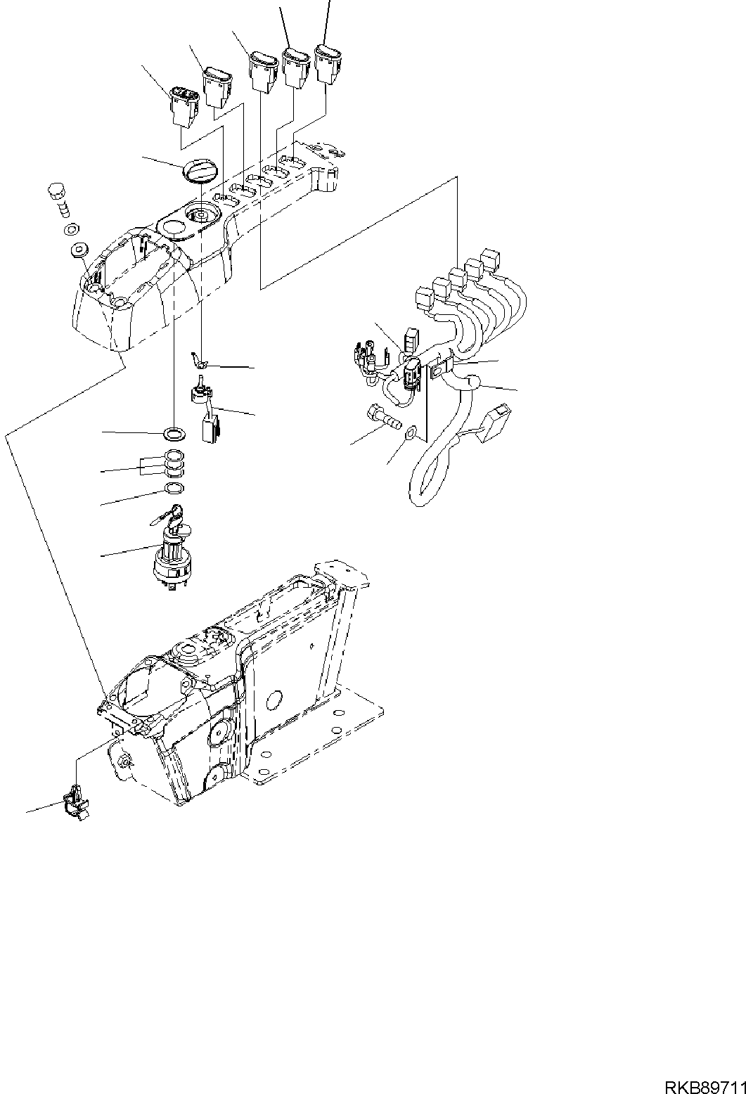 Жгут проводов 227-06-21153 KOMATSU