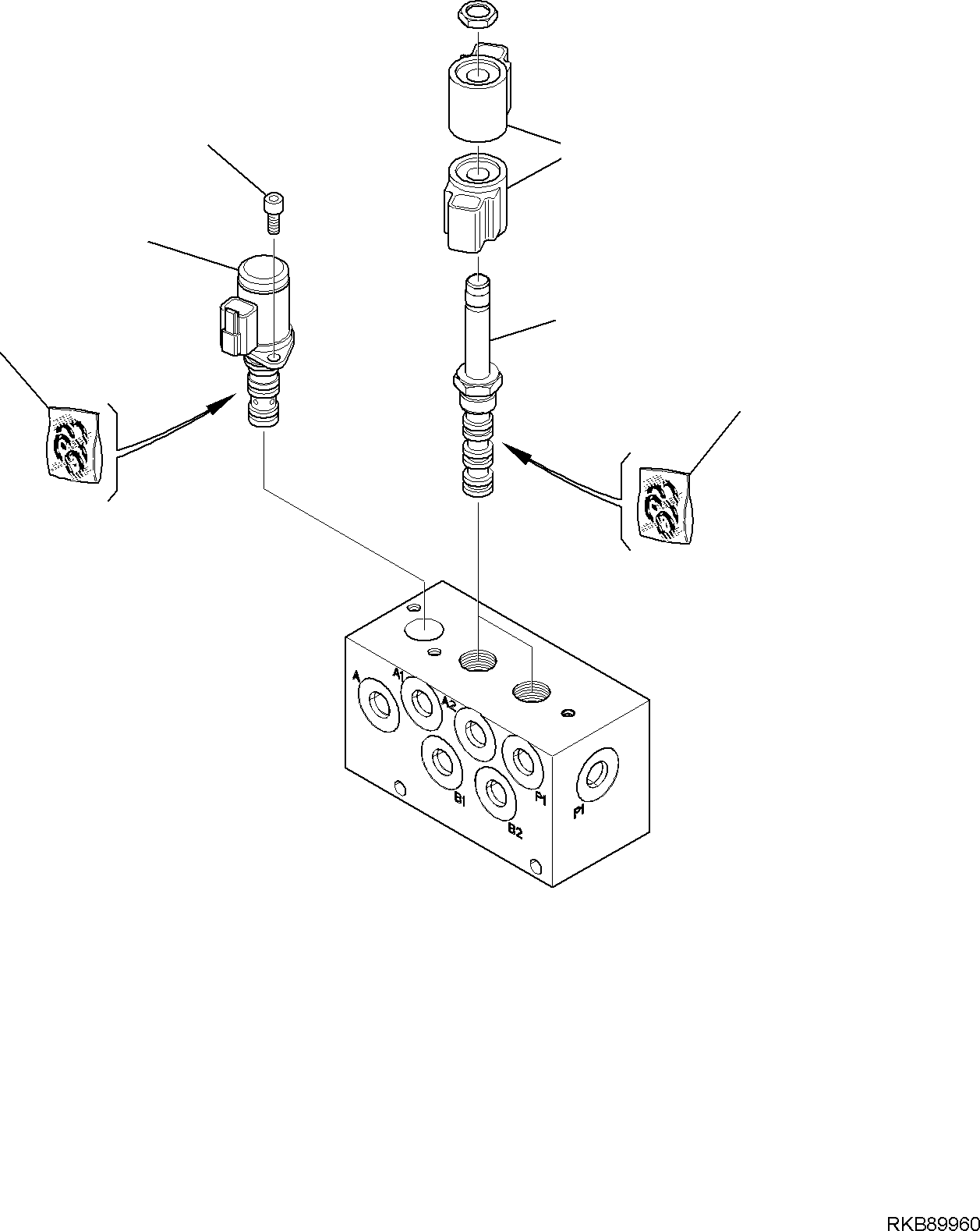 SOLENOID VALVE, ASSEMBLY 227-60-21110 KOMATSU