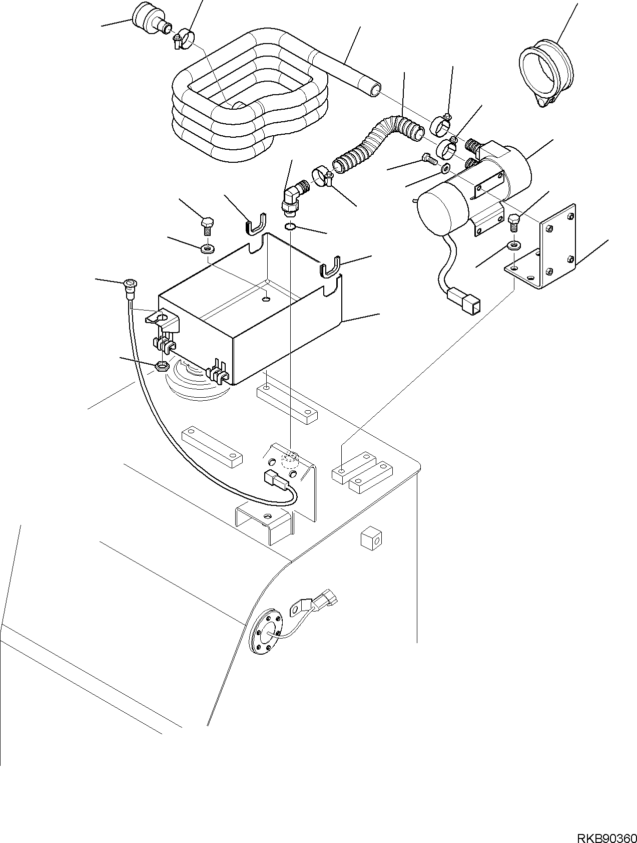 Хомут 21W-46-R1150 KOMATSU