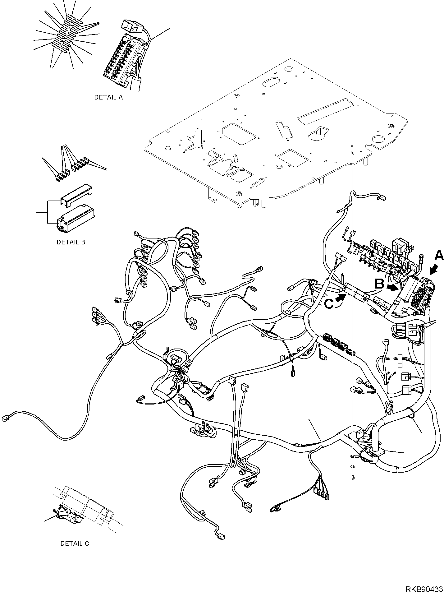 Жгут проводов 21D-06-31220 KOMATSU
