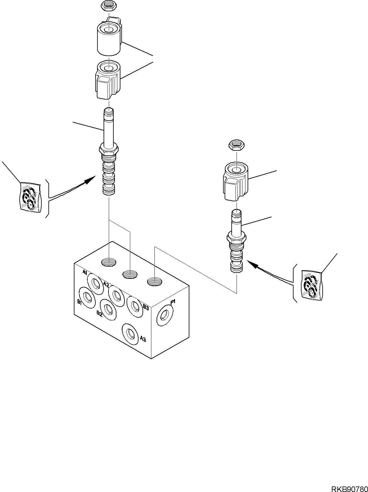 SOLENOID VALVE, ASSEMBLY 21D-60-31110 KOMATSU