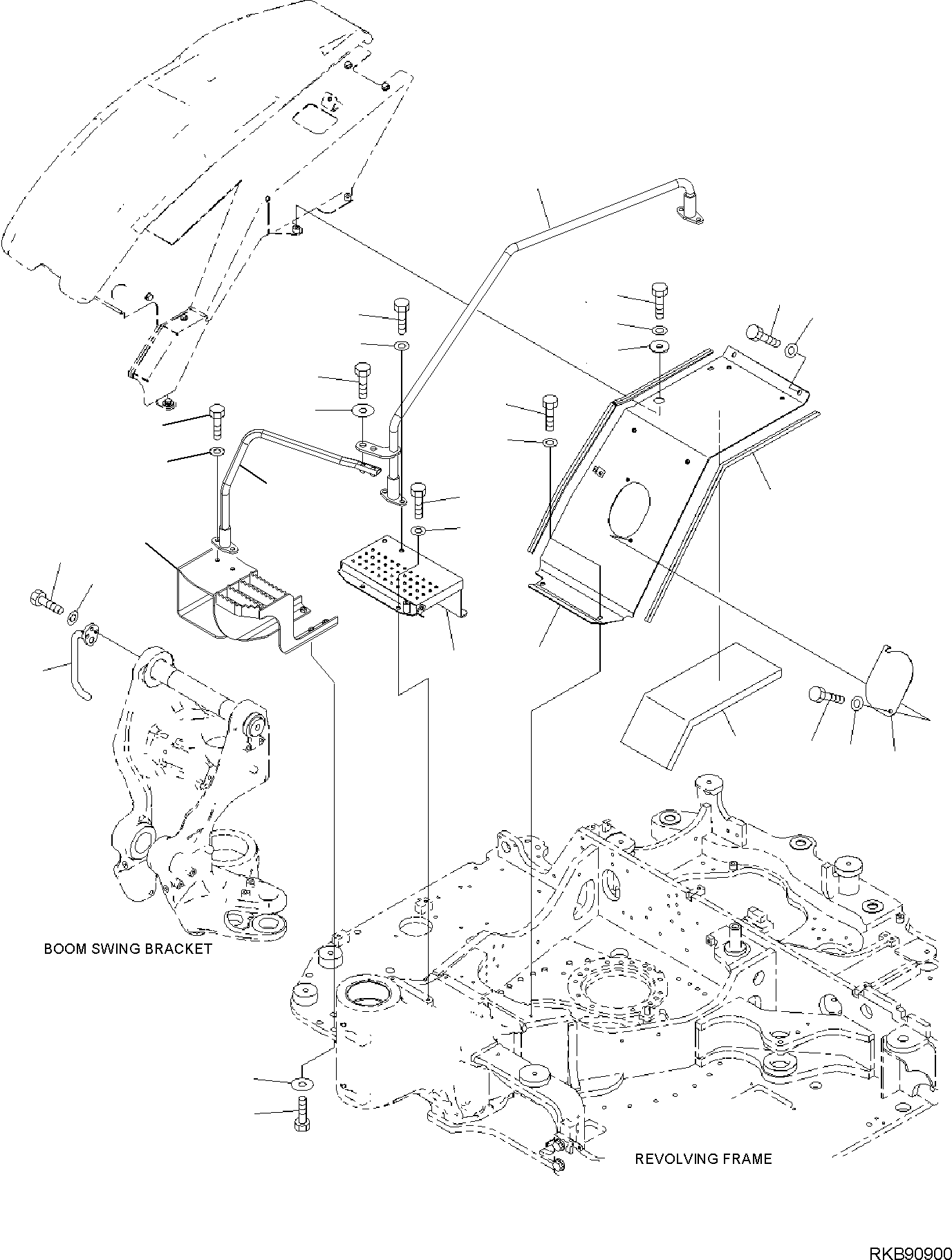 Подножка 21D-54-31210 KOMATSU
