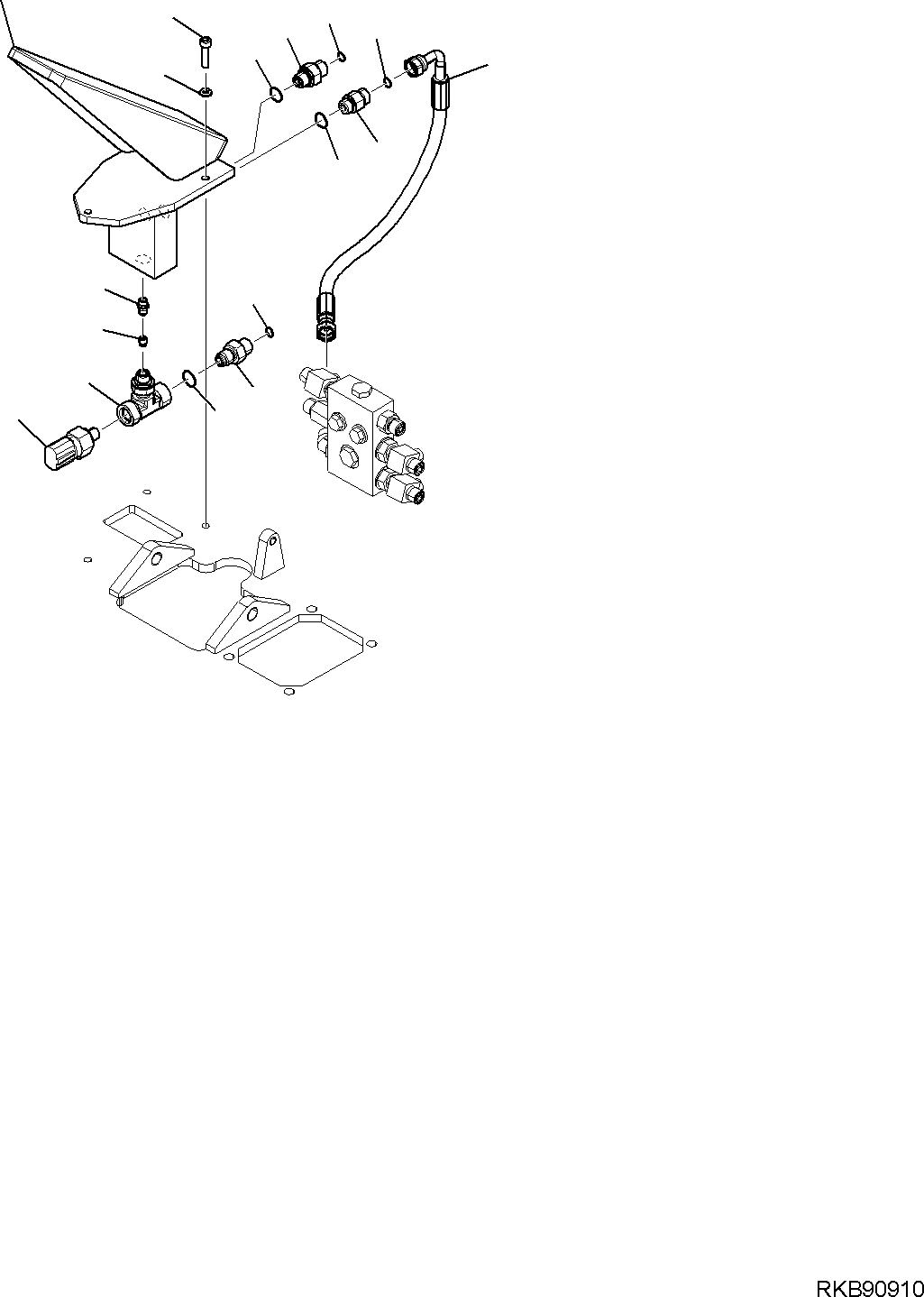 ELBOW, ASSEMBLY 21D-62-32480 KOMATSU