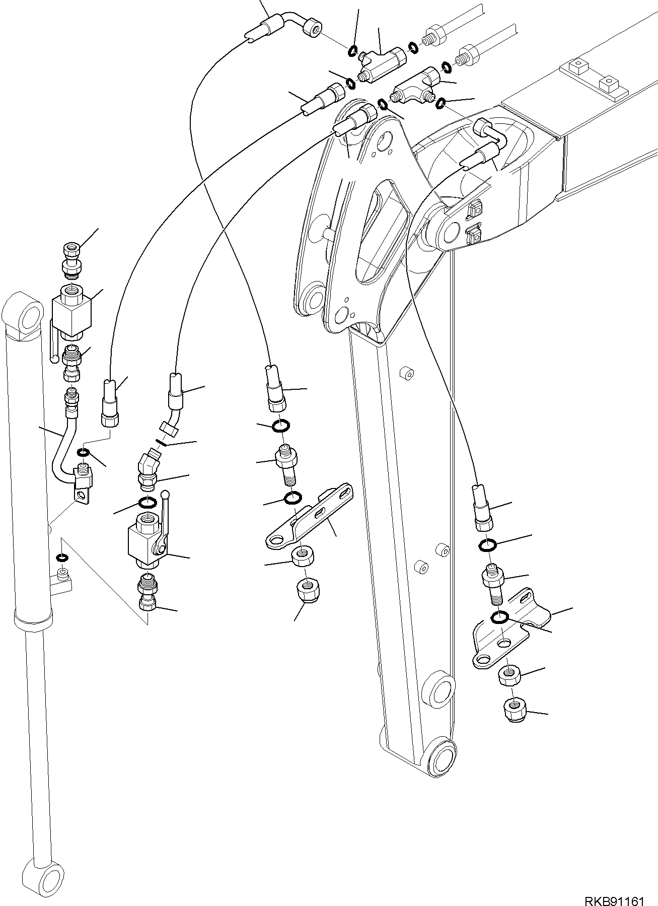 Шланг 22F-931-R131 KOMATSU