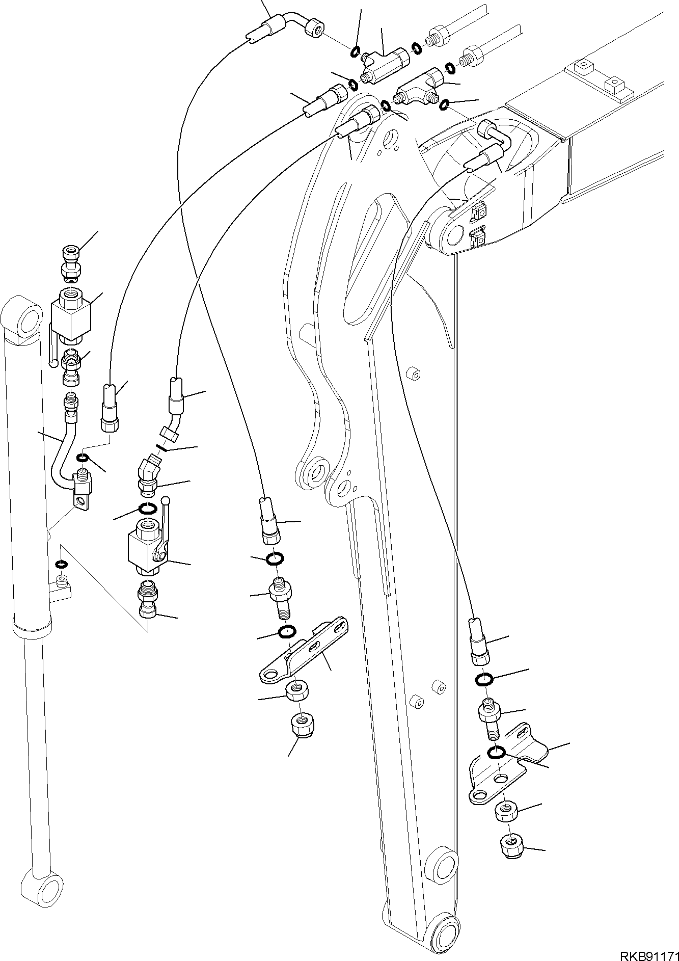 Шланг 22L-931-R210 KOMATSU