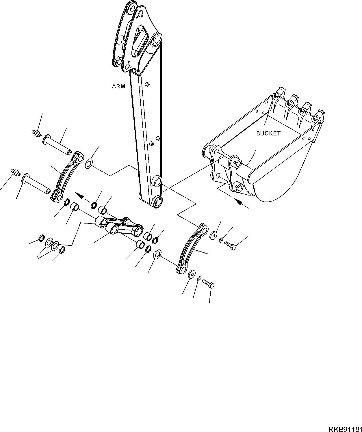 LINK, ASSEMBLY 22F-70-R2701 KOMATSU