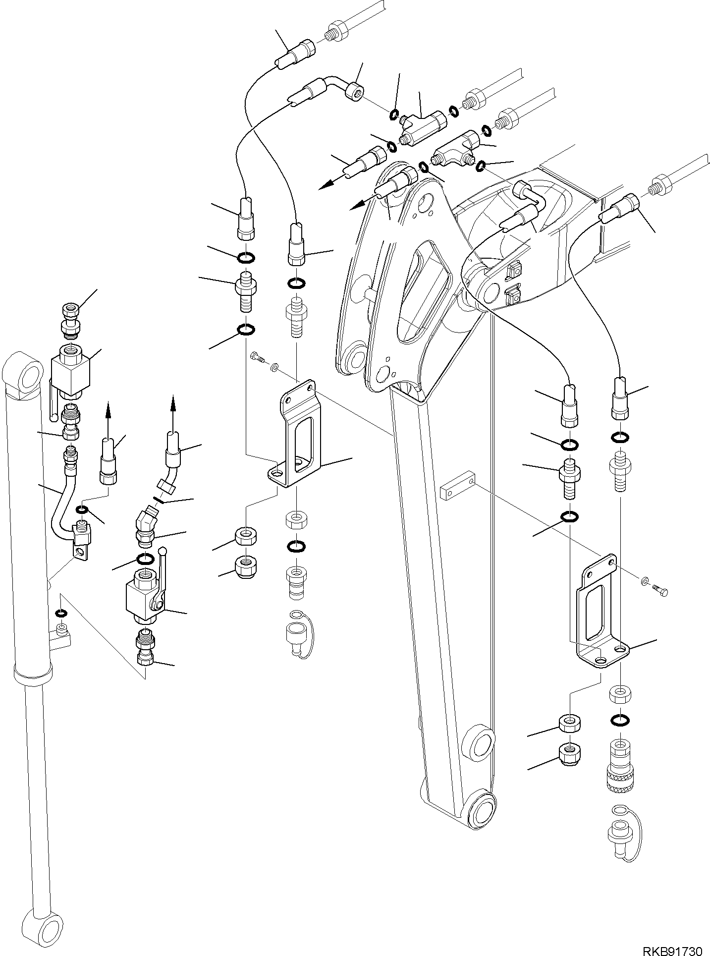 Шланг 22F-931-R230 KOMATSU