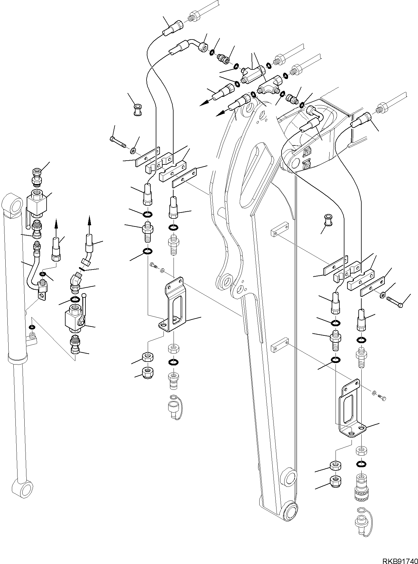 Шланг 22F-931-R140 KOMATSU