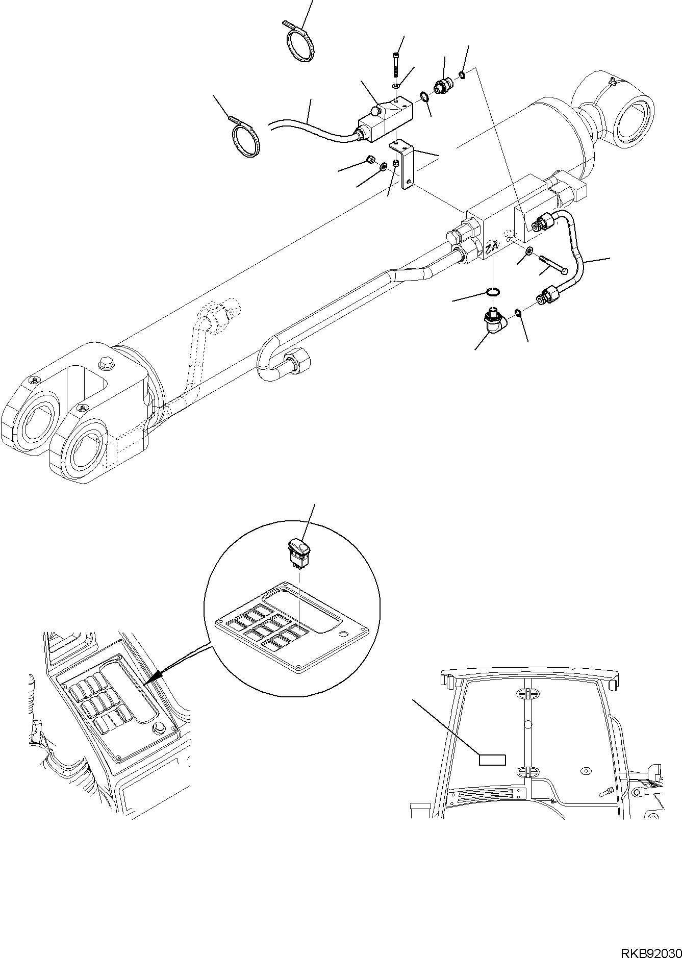 SWITCH, OVERLOAD ALARM 42N-06-13341 KOMATSU