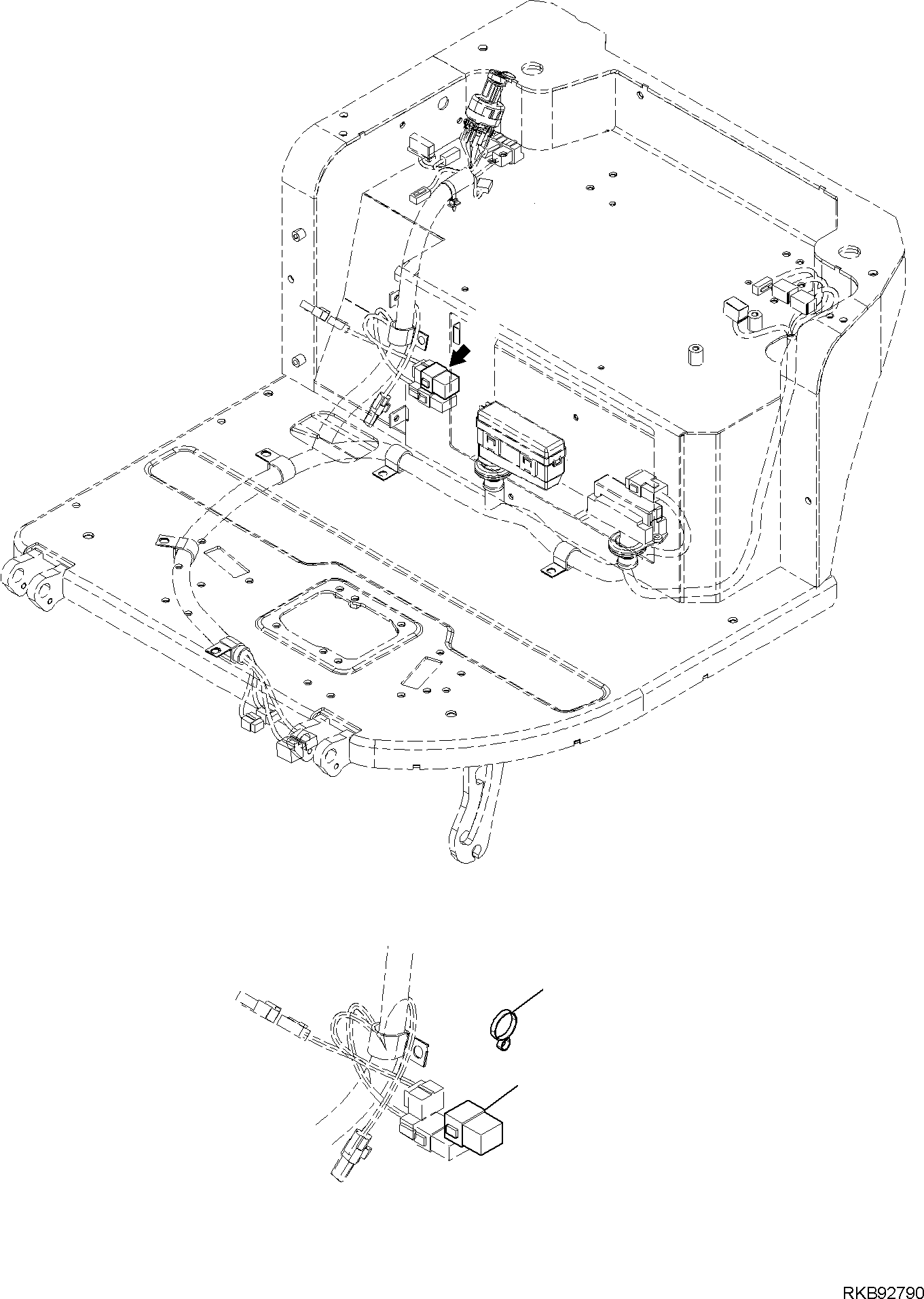 Разъём 2A1-06-11350 KOMATSU