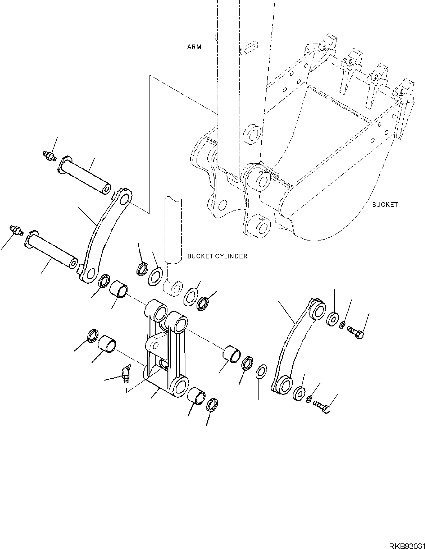 LINK, ASSEMBLY 22M-70-R1902 KOMATSU