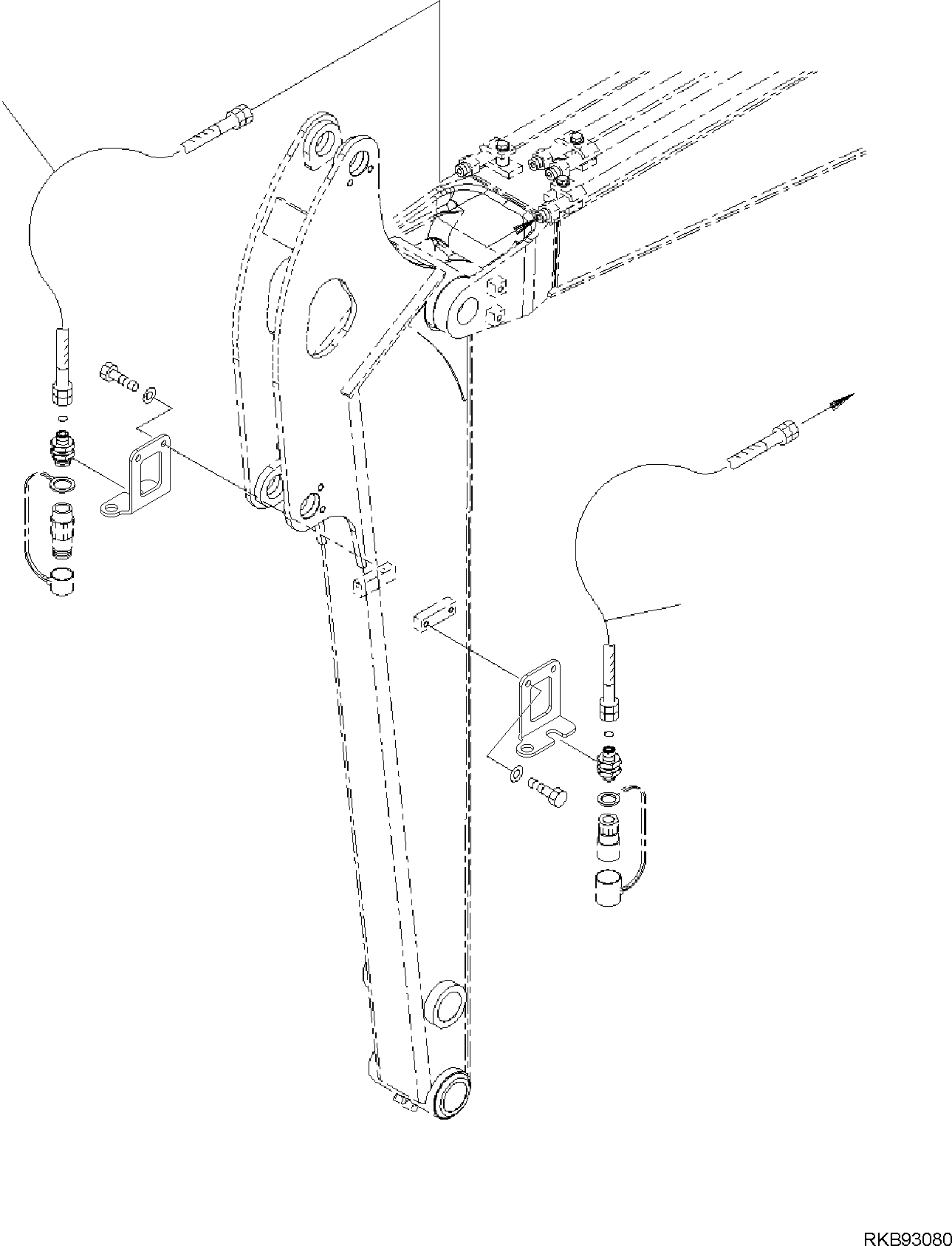 Шланг 22M-62-23480 KOMATSU
