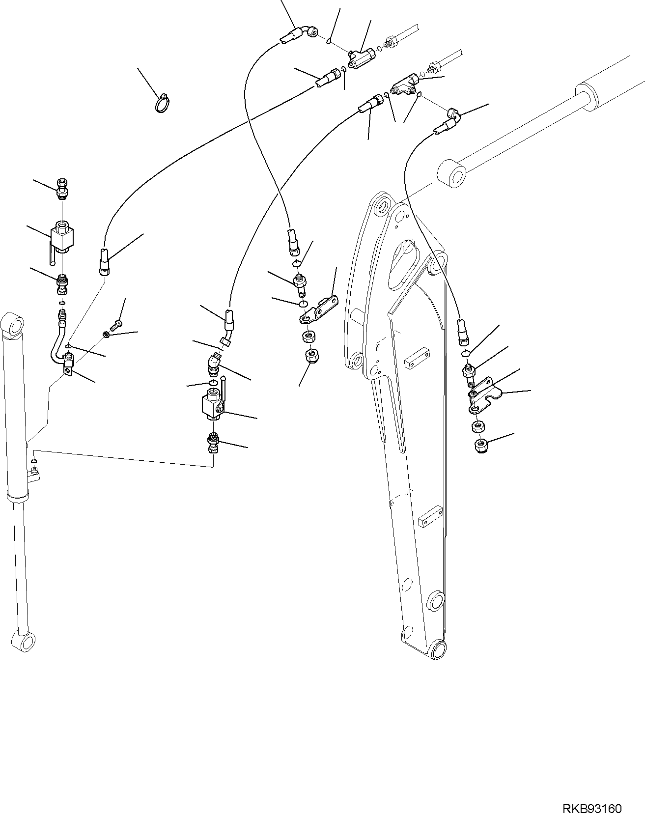 Шланг 2A1-62-13280 KOMATSU
