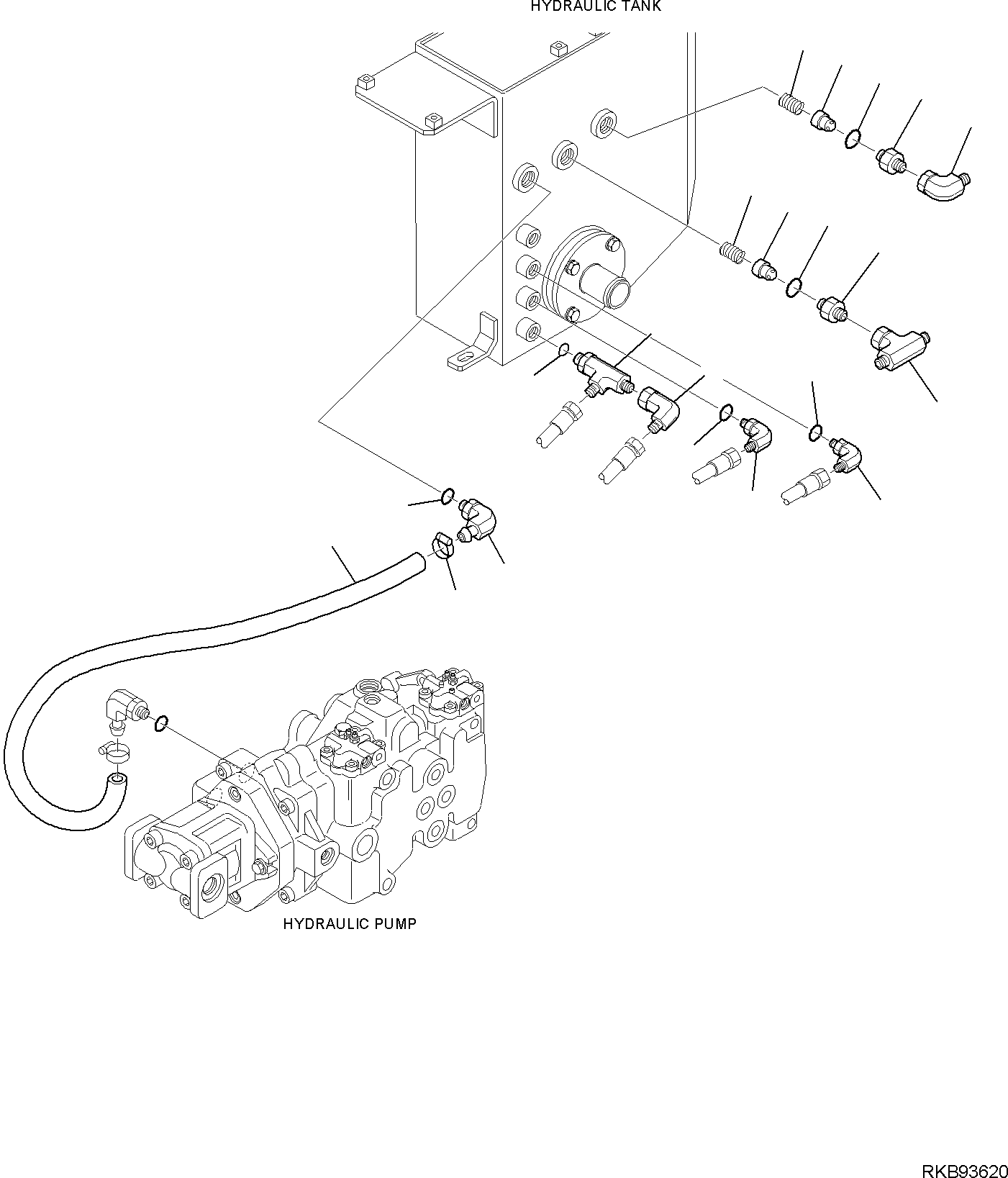 Соединительный штуцер 37A-60-11730 KOMATSU