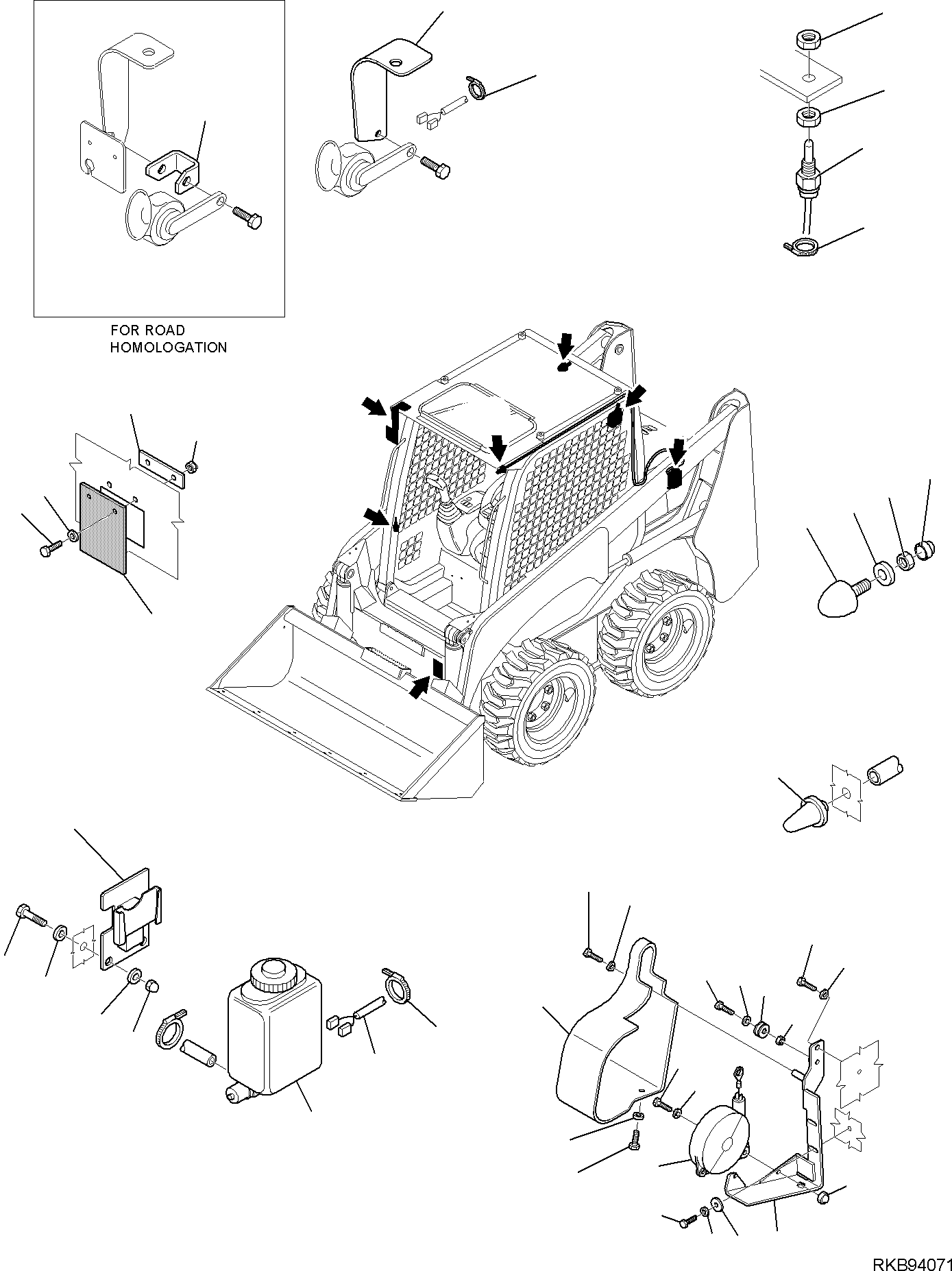 Кронштейн 37A-54-16370 KOMATSU