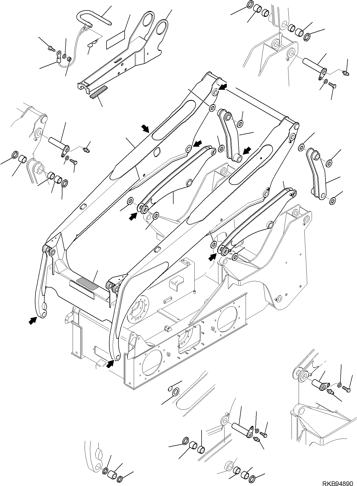 PUSH-ROD 37B-70-17123 KOMATSU