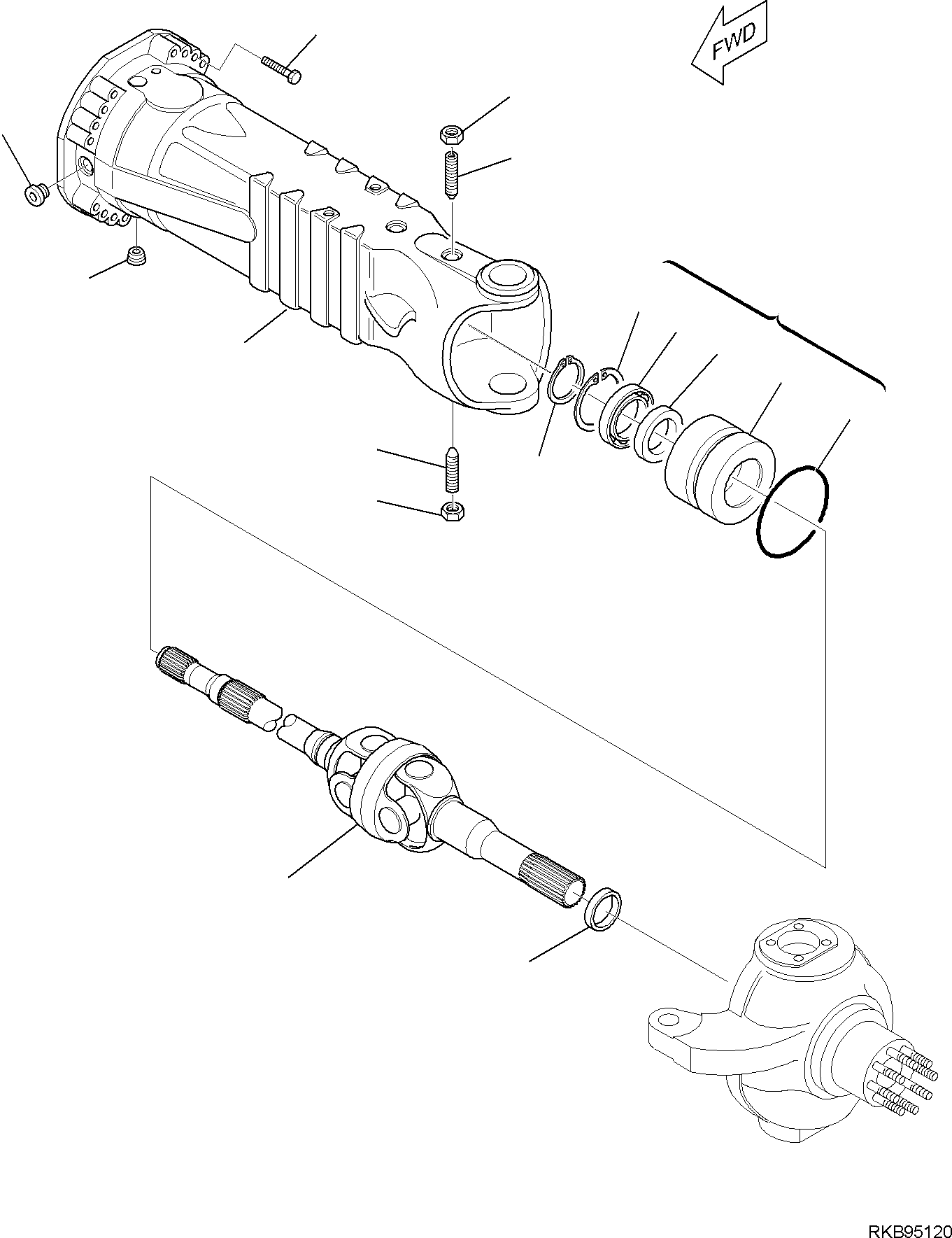 Соединение DGD2120662405 KOMATSU