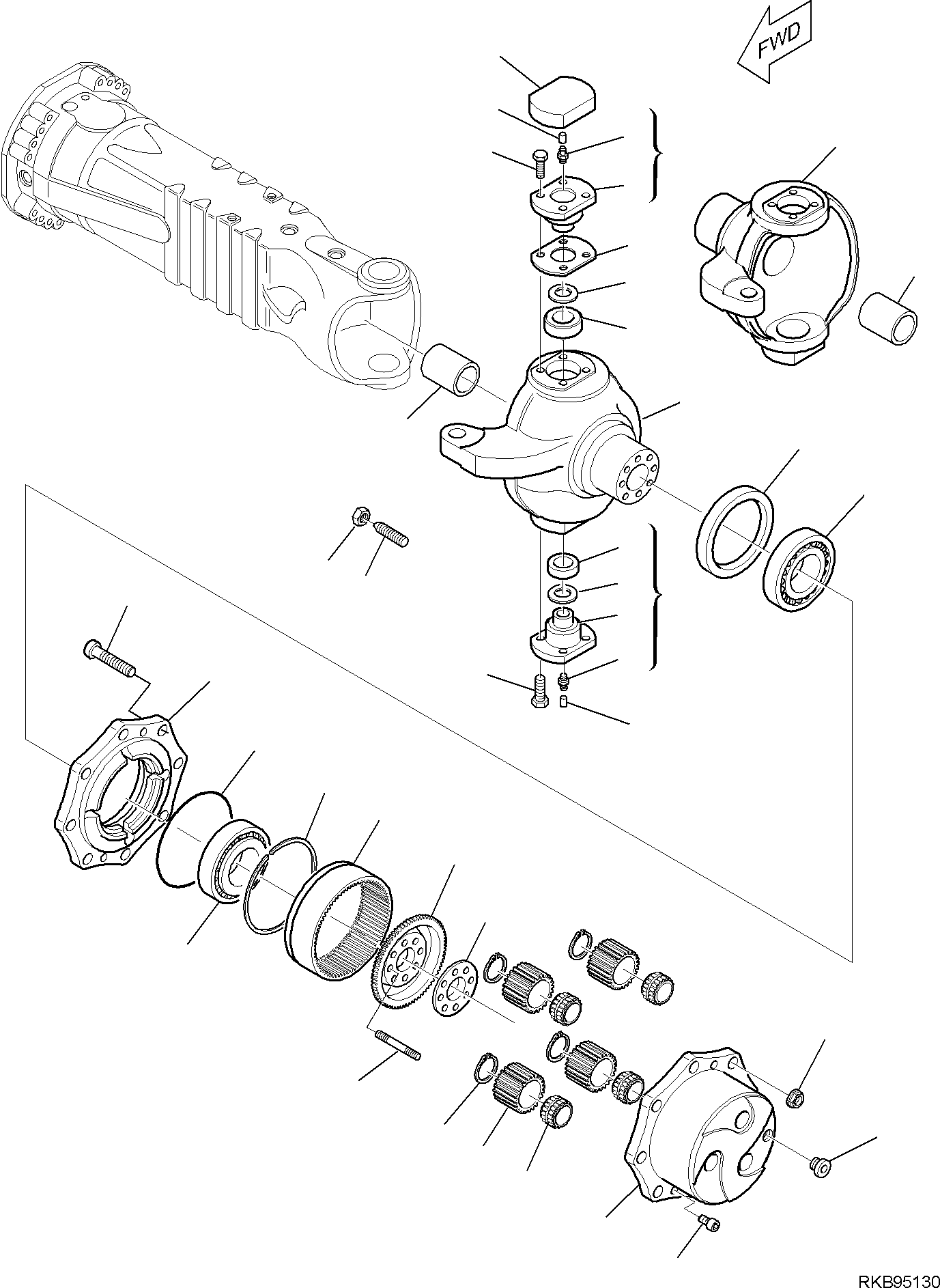 GEAR, PLANETARY, SUBASSEMBLY DGD1120670601 KOMATSU