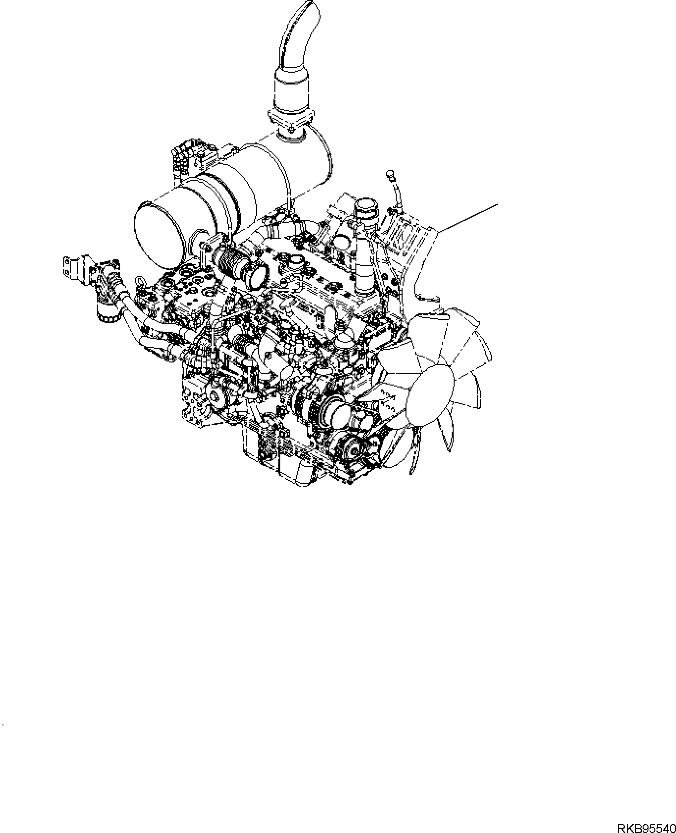 ENGINE, ASSEMBLY 6275-A0-RA20 KOMATSU