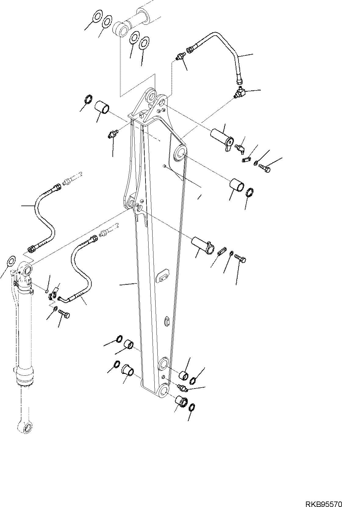 ARM, L=2500 MM 22B-70-38210 KOMATSU