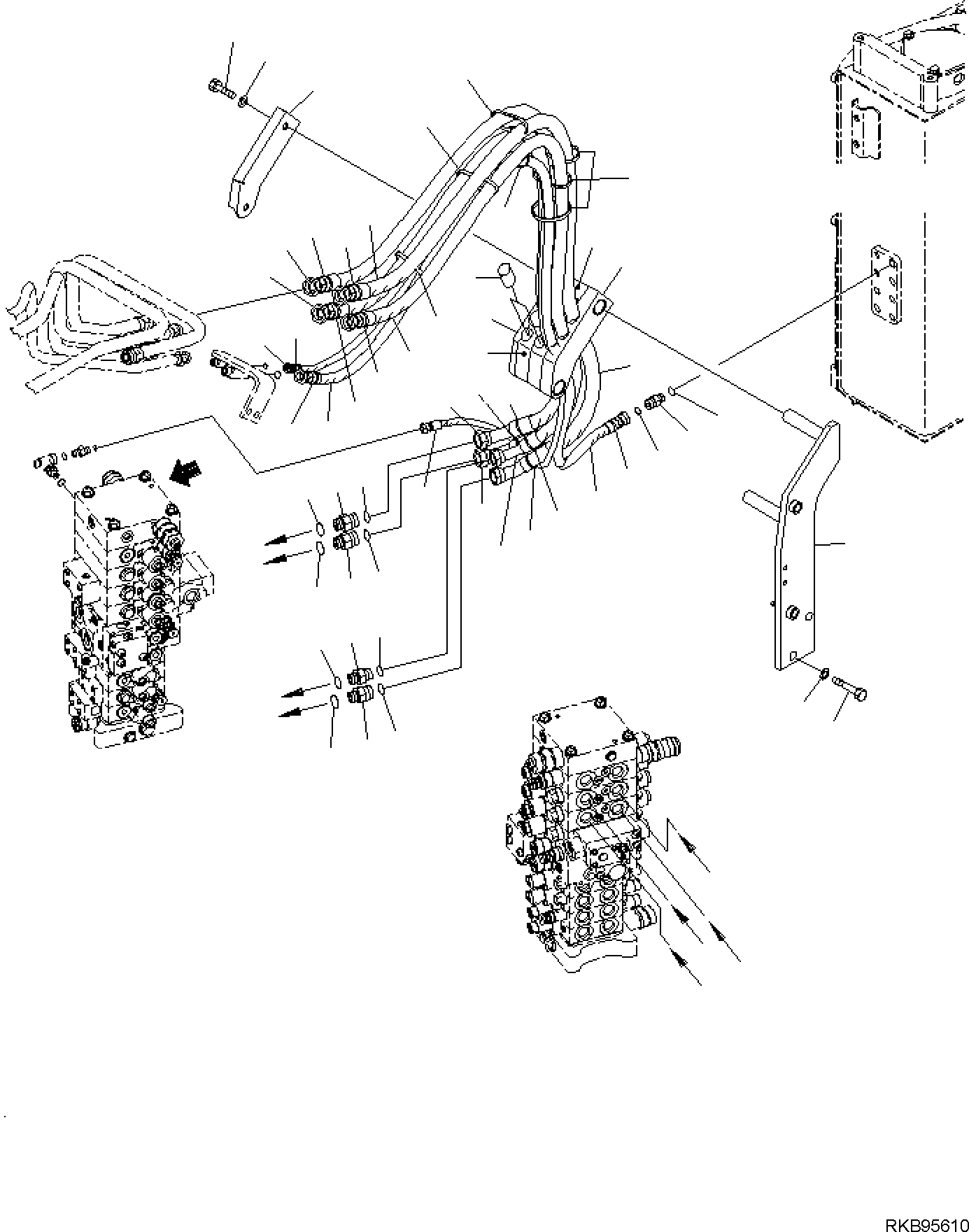 Шланг 22B-62-31782 KOMATSU