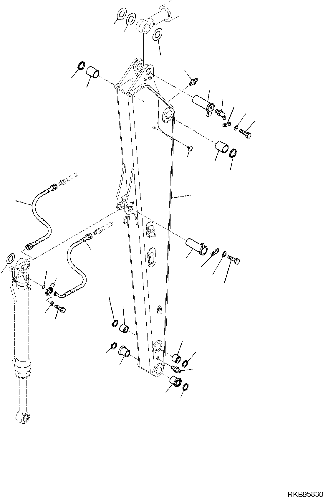 ARM, L=3000 MM 22B-943-3130 KOMATSU