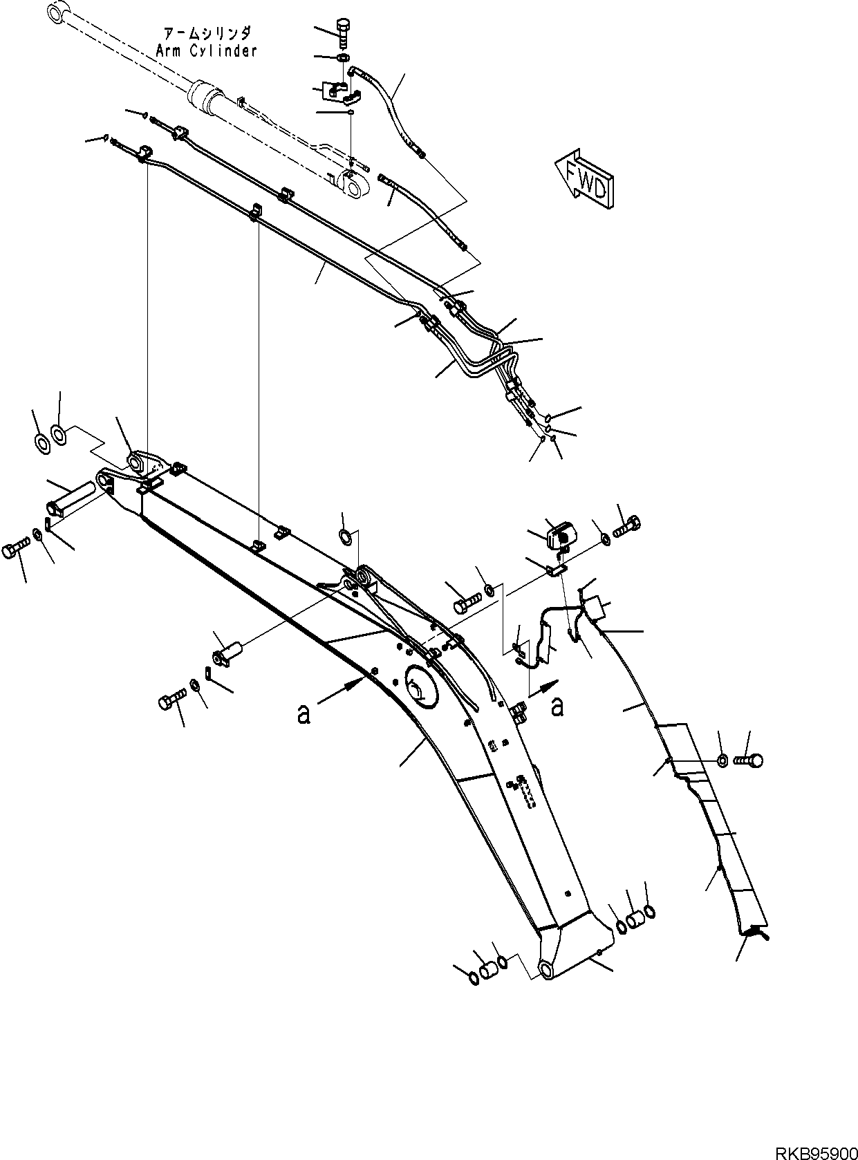 BOOM, ASSEMBLY 22B-70-31240 KOMATSU