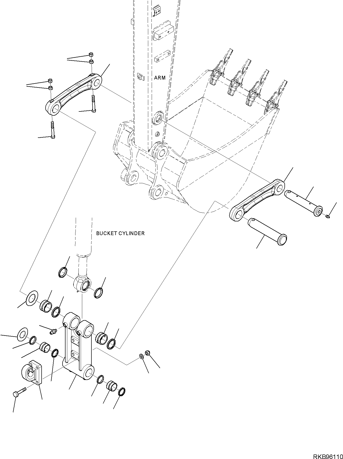 HOOK, ASSEMBLY 22E-70-24321 KOMATSU