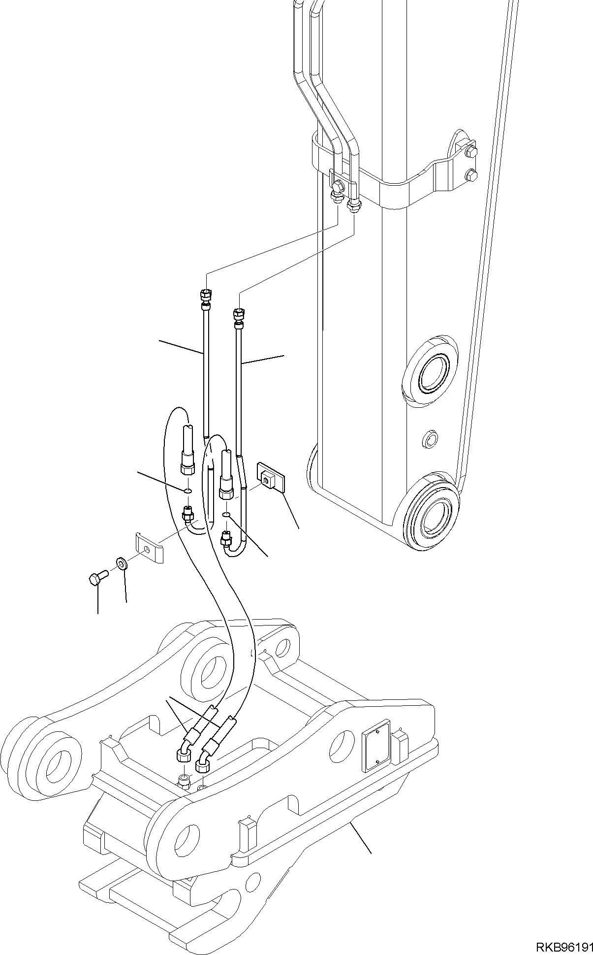QUICK COUPLER 21D-70-32010 KOMATSU