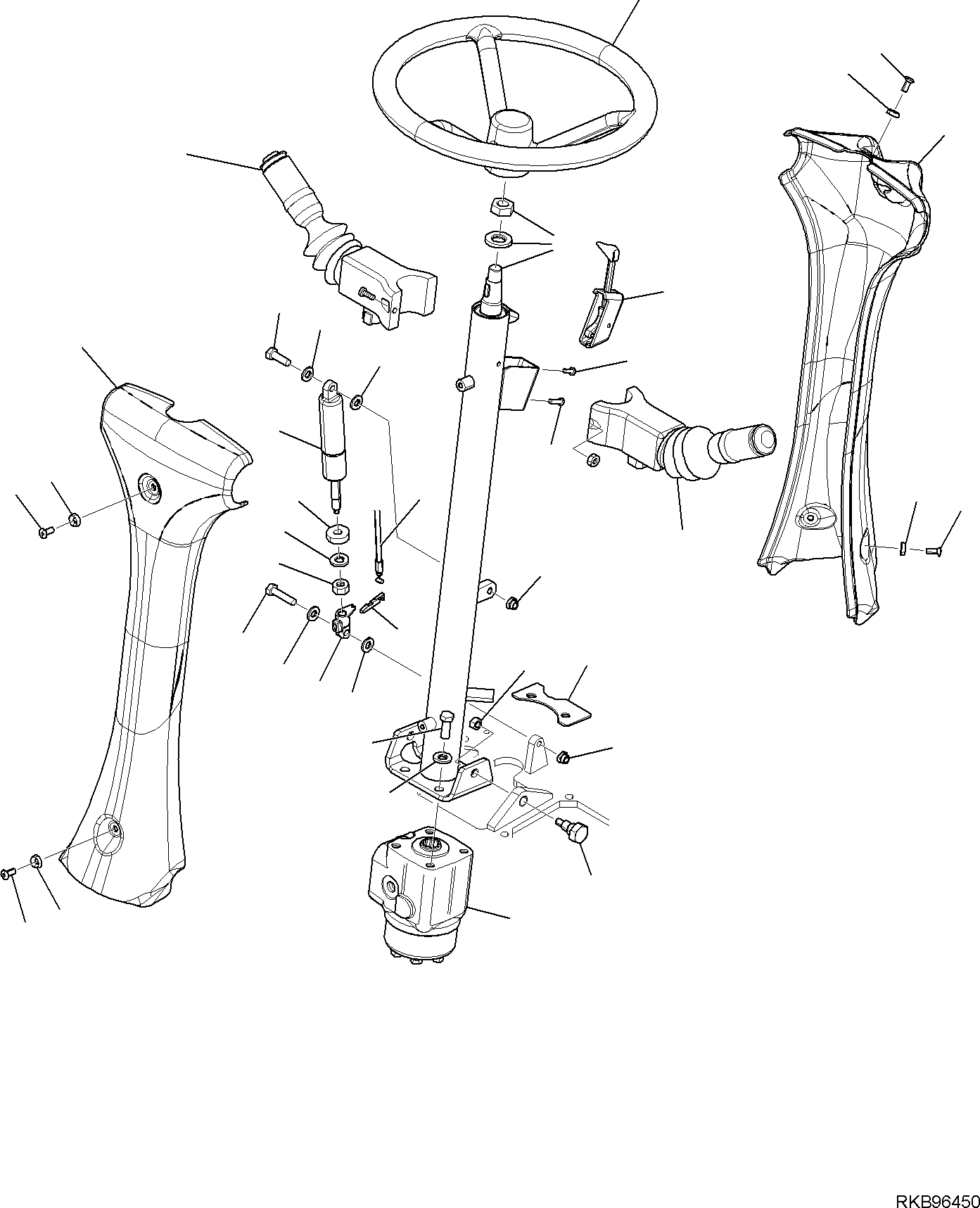 SHIFT LEVER 21D-06-31270 KOMATSU