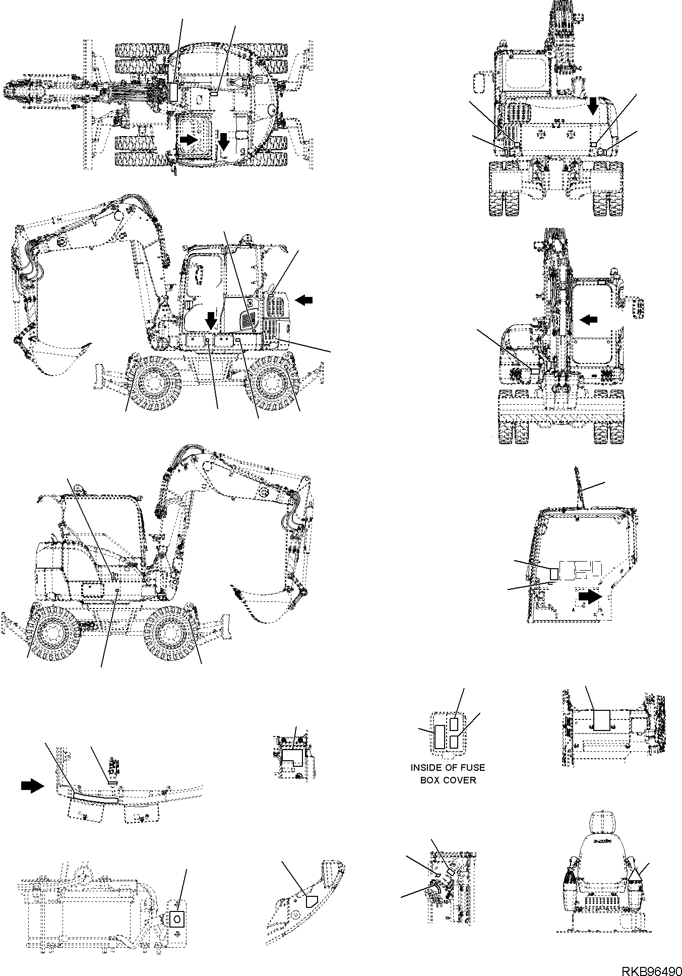 PLATE, LUBRICATING TABLE 21D-98-31250 KOMATSU