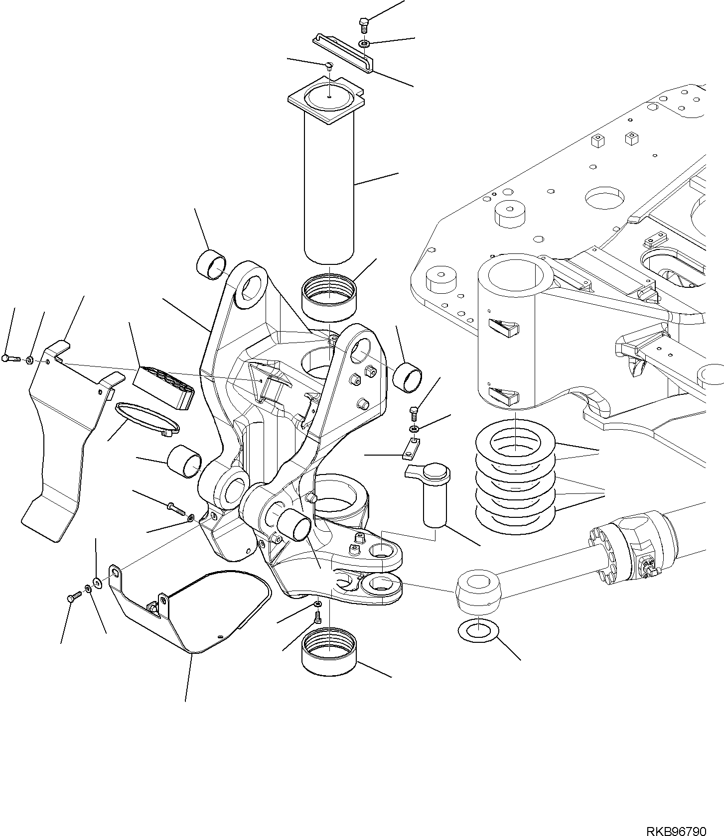 Амортизирующая подушка 227-70-11693 KOMATSU