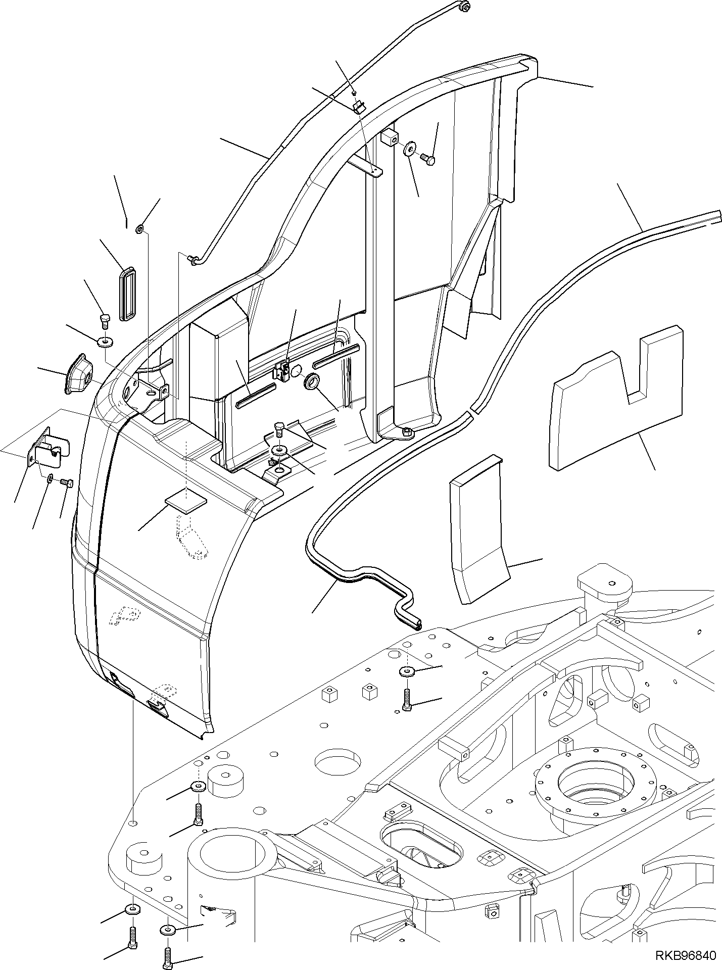 Лист 227-54-11830 KOMATSU