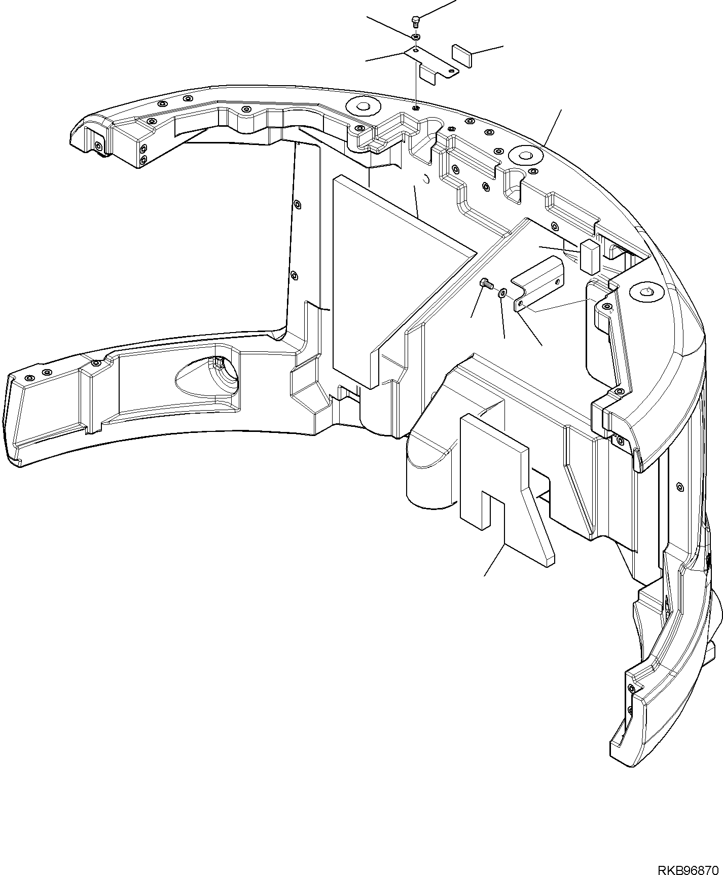 COVER, ASSEMBLY 22B-46-23150 KOMATSU
