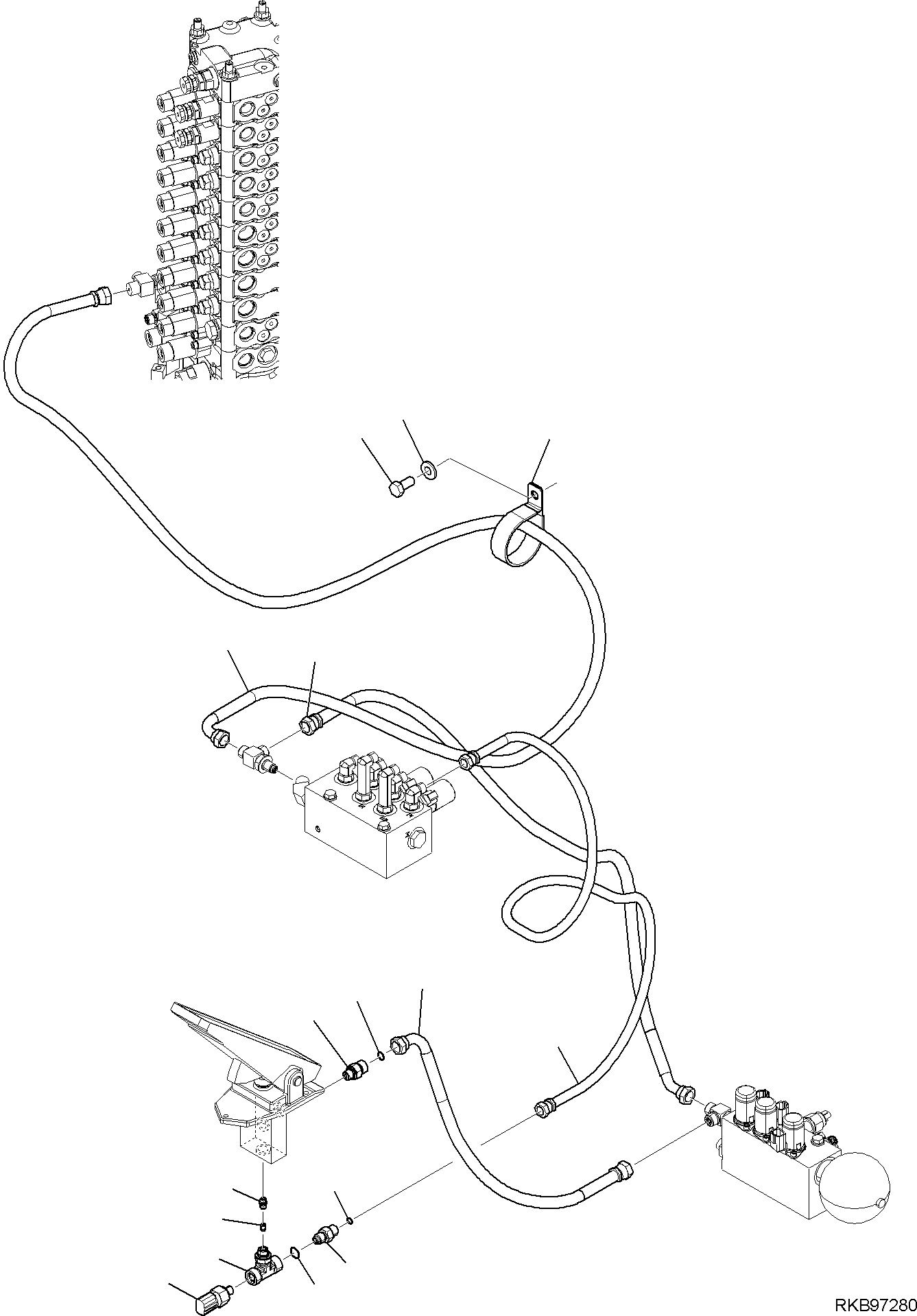 Соединительный штуцер 227-62-13280 KOMATSU