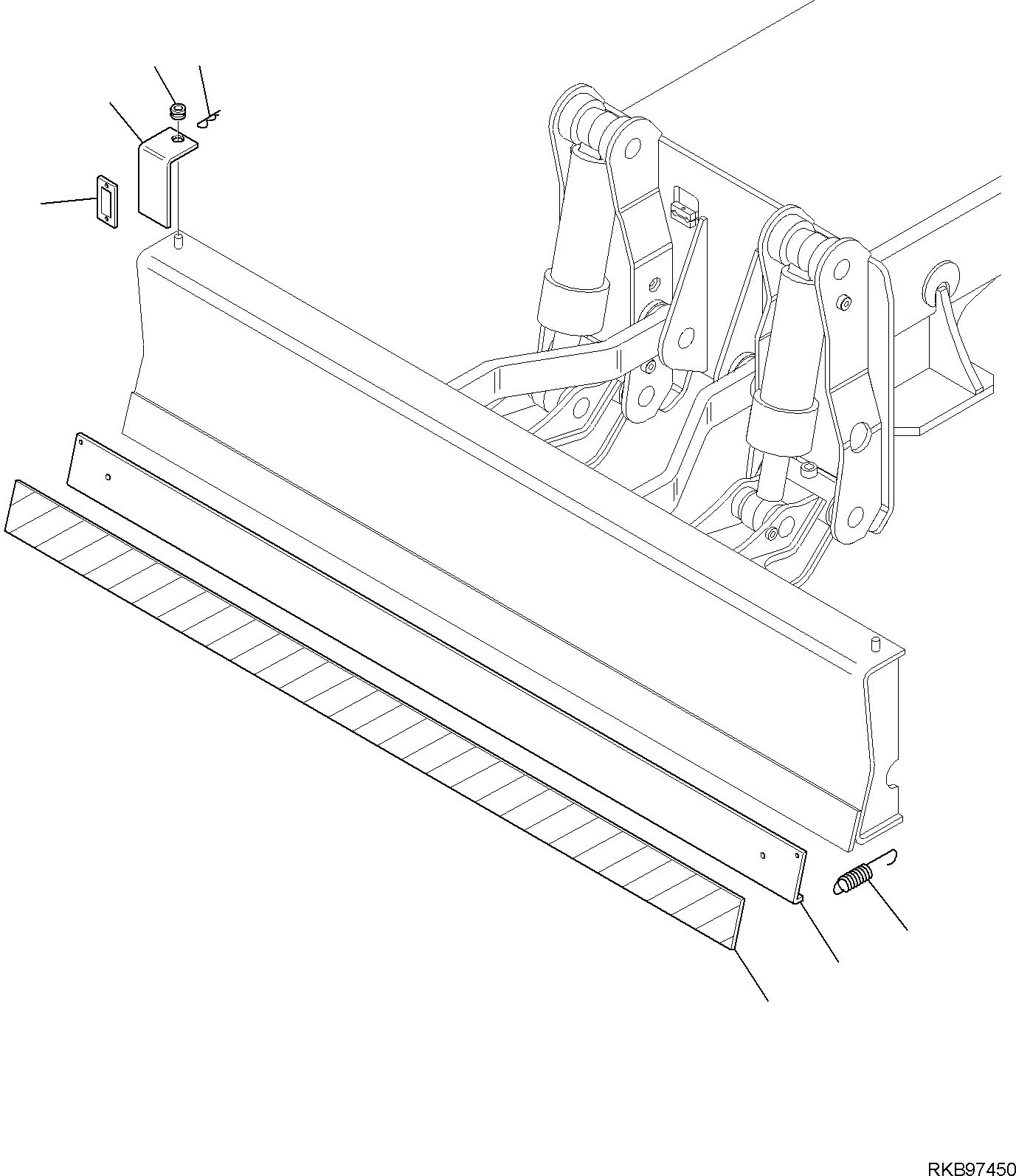Защита 227-910-1110RA KOMATSU