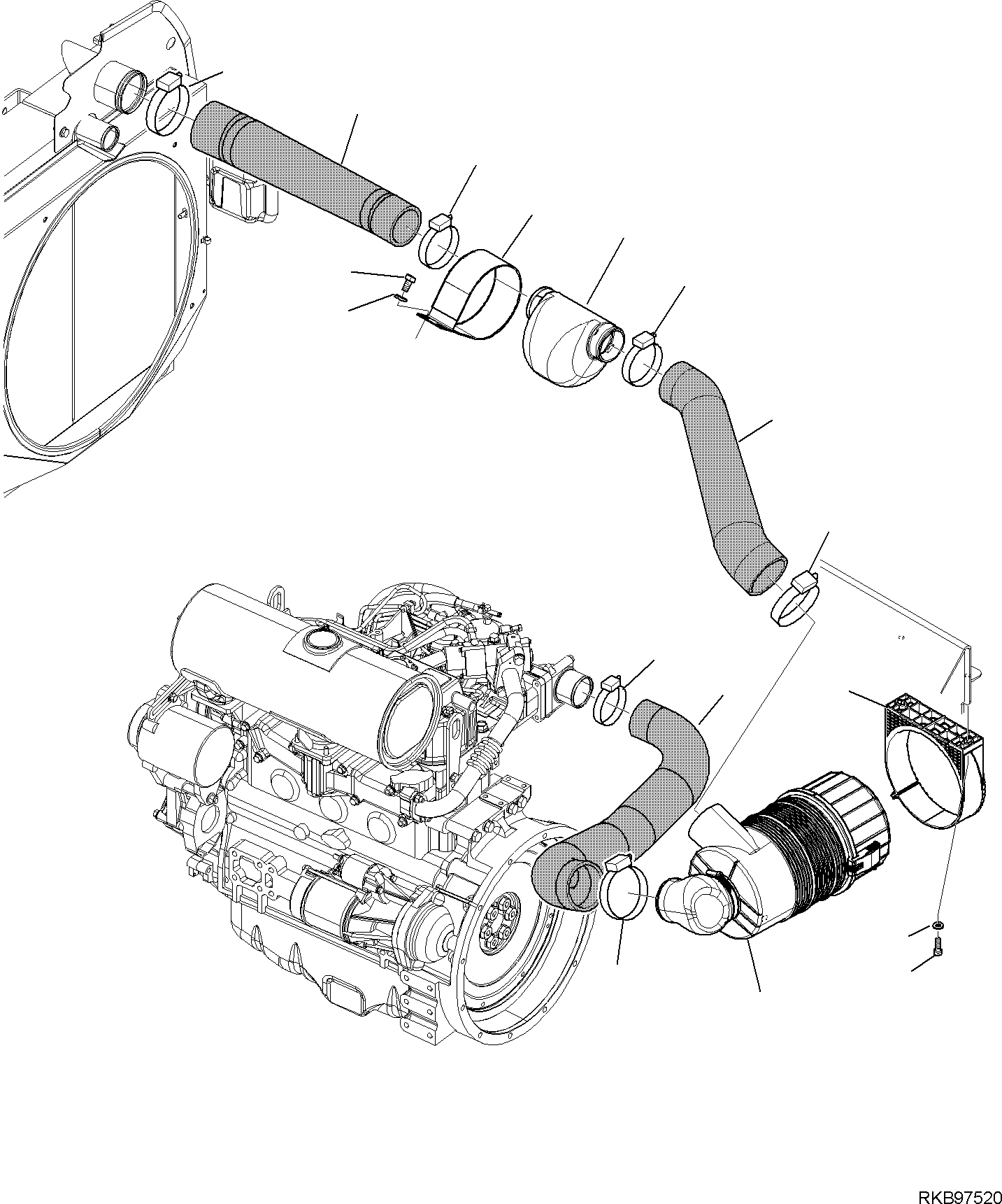 Шланг 22E-01-21180 KOMATSU