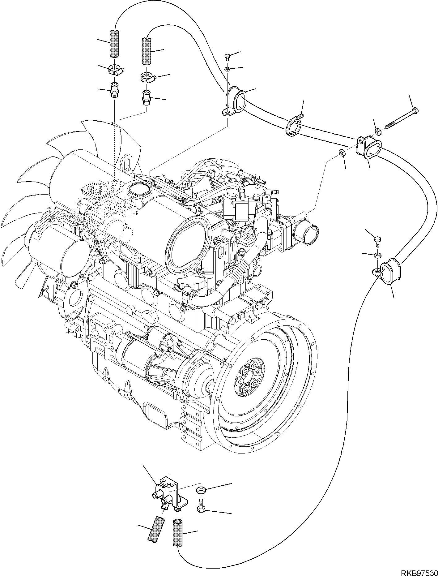 Шланг 22E-977-2110 KOMATSU