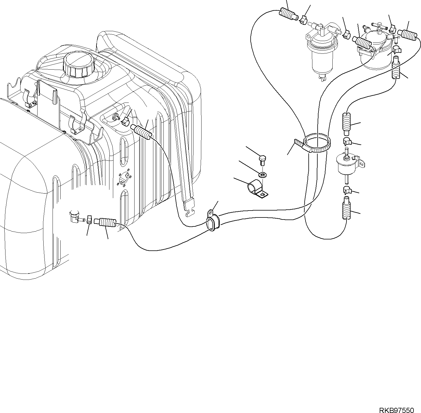 HOSE, ASSEMBLY 22E-04-21181 KOMATSU