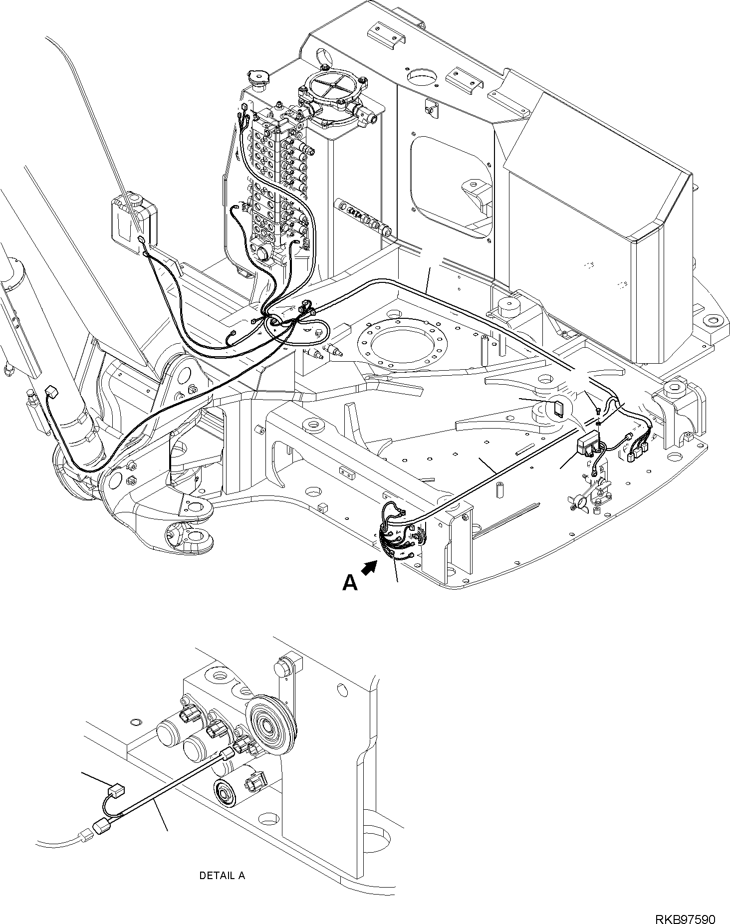 WIRING HARNESS, FRAME LINE 22E-06-21181 KOMATSU