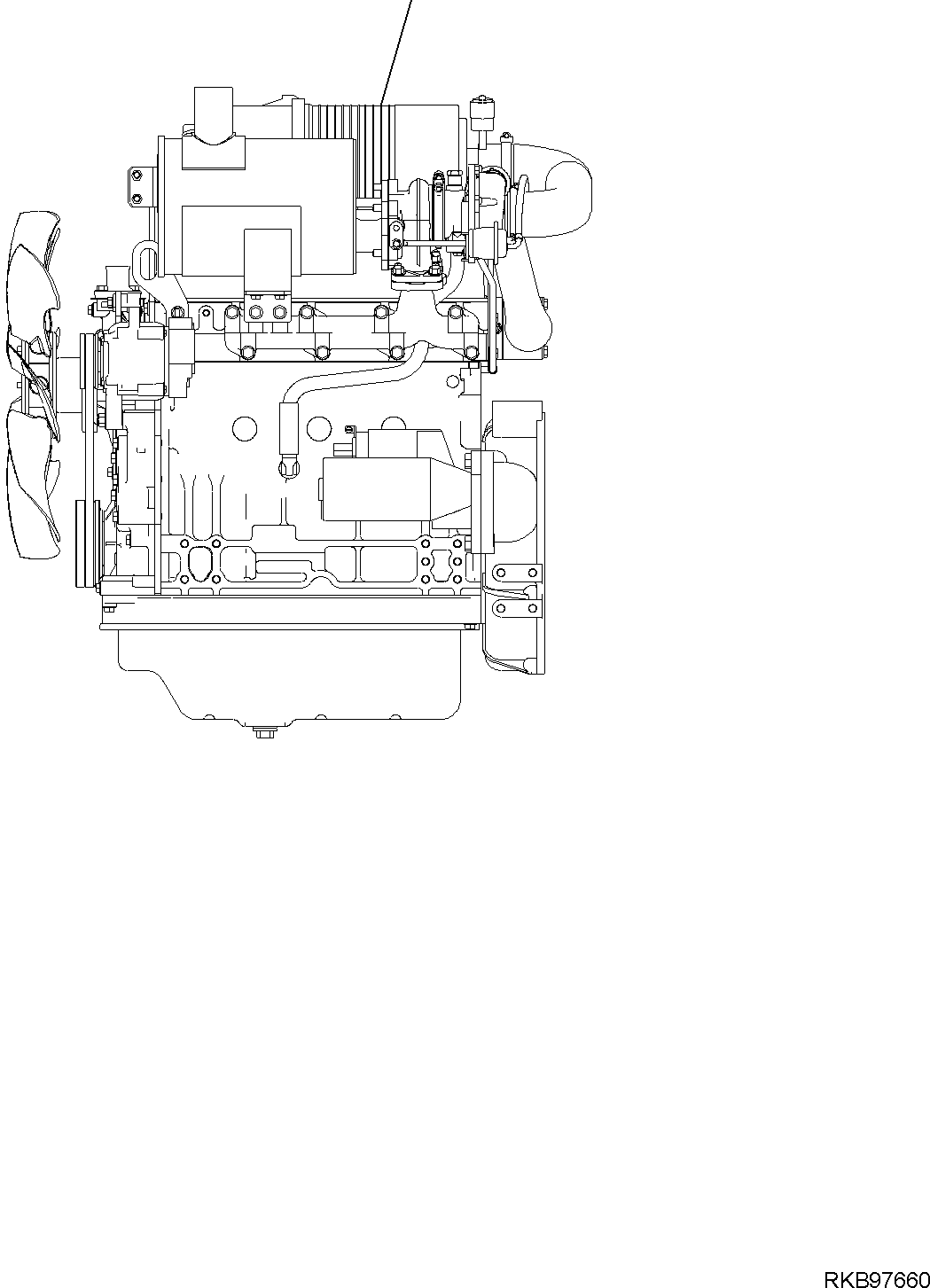 ENGINE, ASSEMBLY 37B-01-11204 KOMATSU