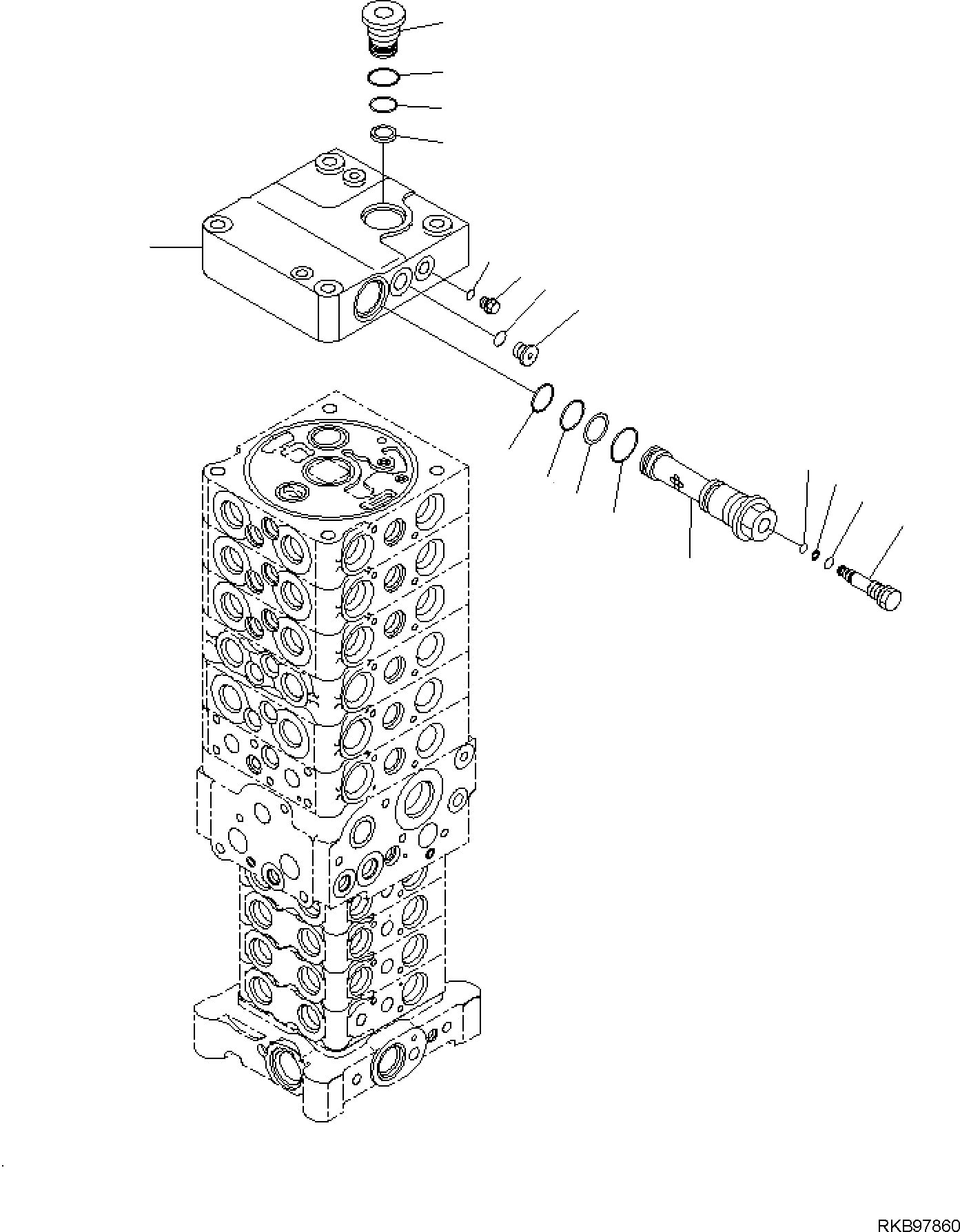 CONTROL VALVE, ASSEMBLY 723-5A-15500 KOMATSU