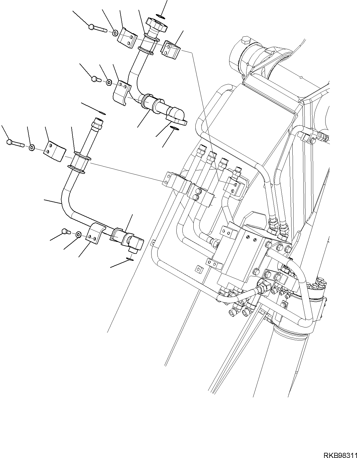 SEAT, GALVANIZED VERSION 22B-62-RA580 KOMATSU