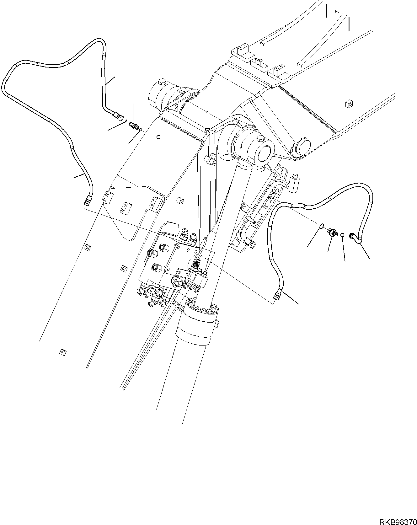 Шланг 22B-62-RA520 KOMATSU