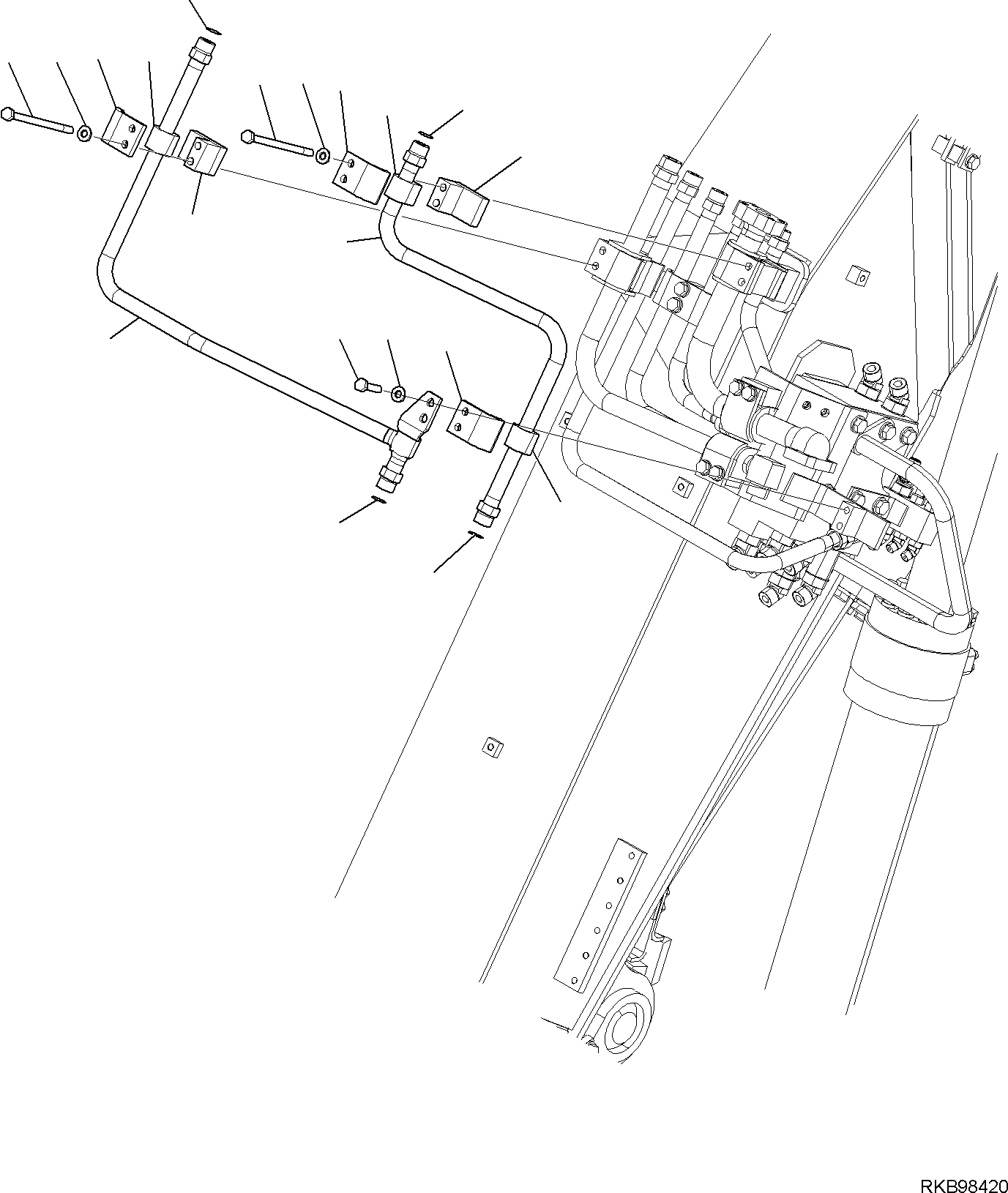 TUBE, GALVANIZED VERSION 22B-62-R8891 KOMATSU
