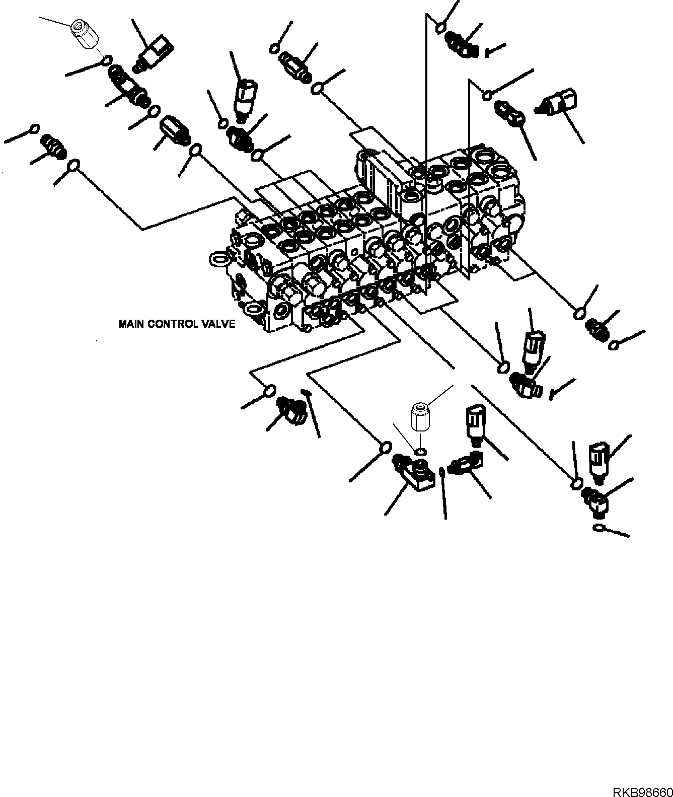 Угольник 22M-62-35440 KOMATSU